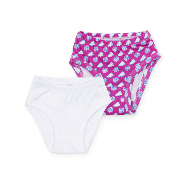 Lila + Hayes Lauren Girls' Pima Cotton Underwear Set - Fairy Tales