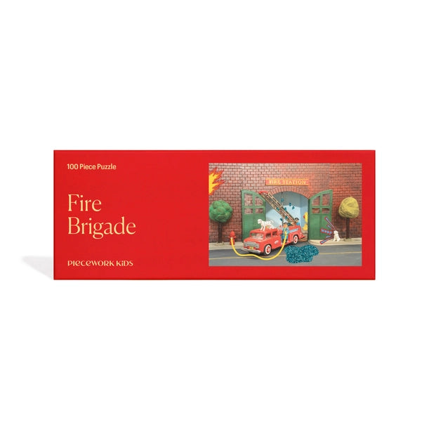 Fire Brigade - 100 Piece Puzzle by Pieceworks Puzzles