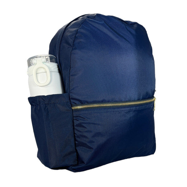 Medium Backpack w/Pockets Navy Nylon by Mint Sweet Little Things