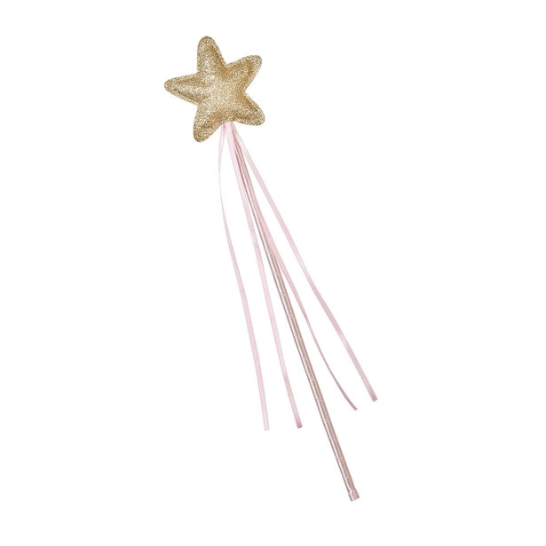 Pink and Gold Wand & Tiara Set - Kid's Dress Up Accessory