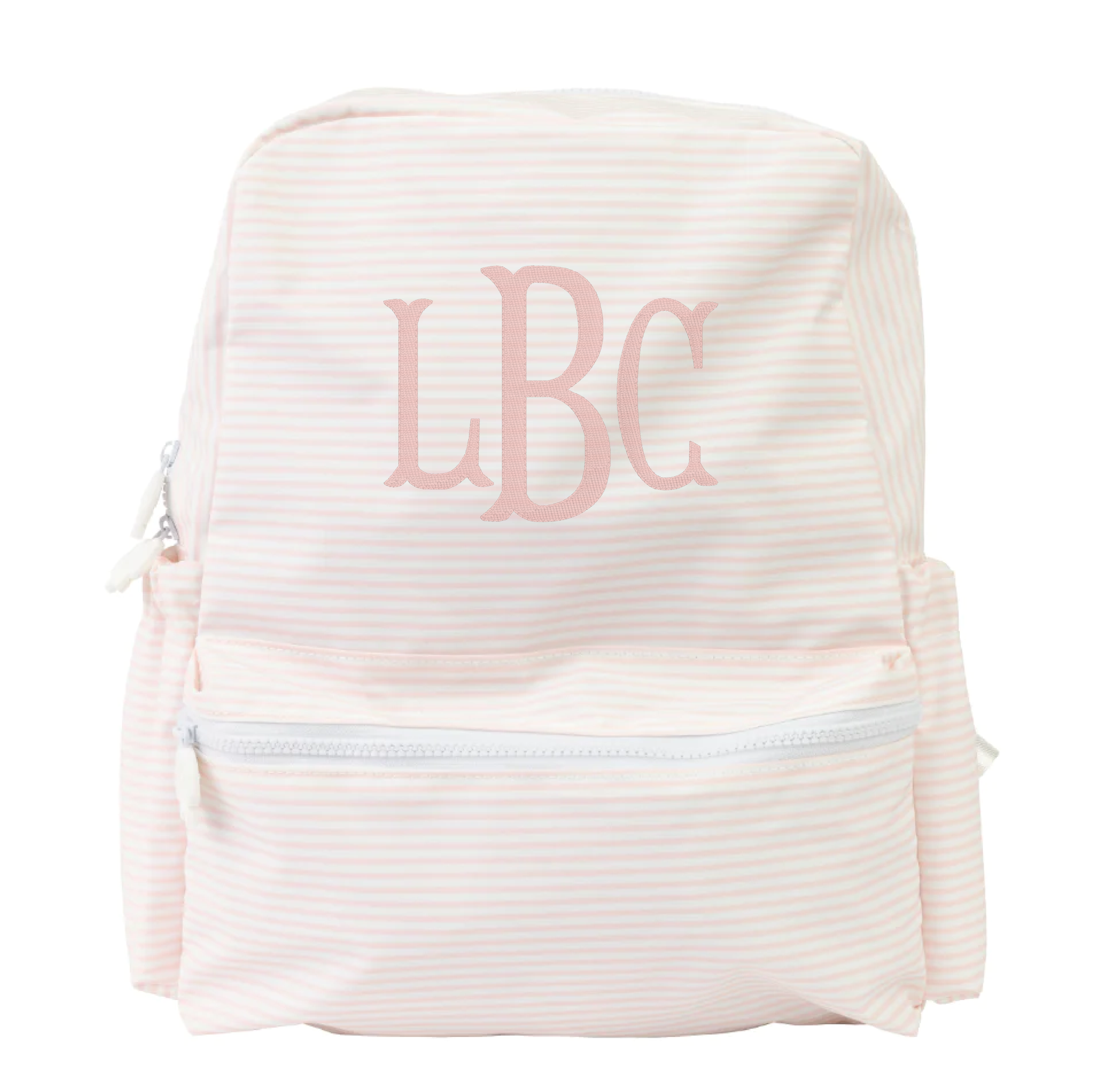 The Backpack Peachy Pink Stripe Small by Apple of My Isla