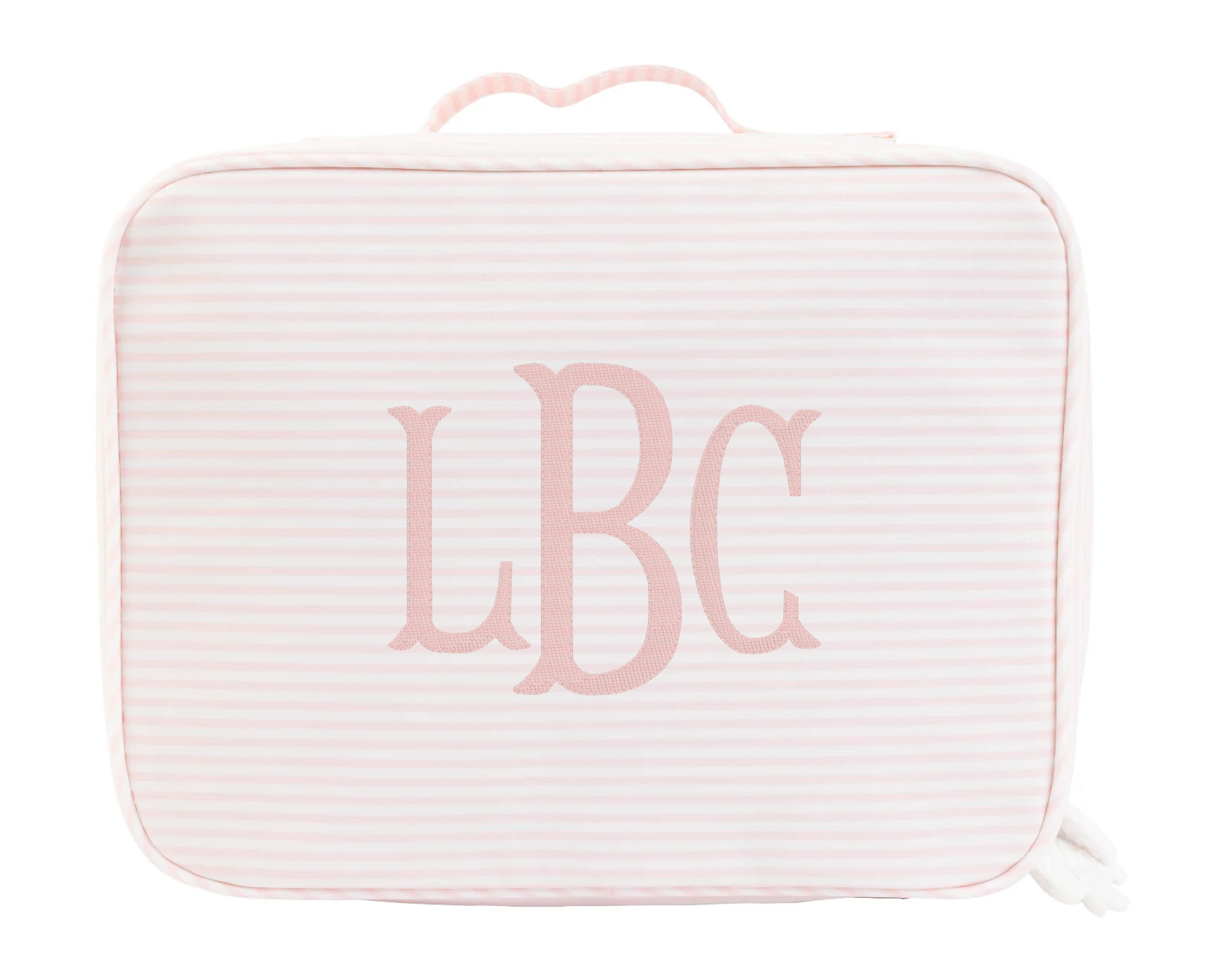 The Lunchbox Peachy Pink Stripe by Apple of My Isla