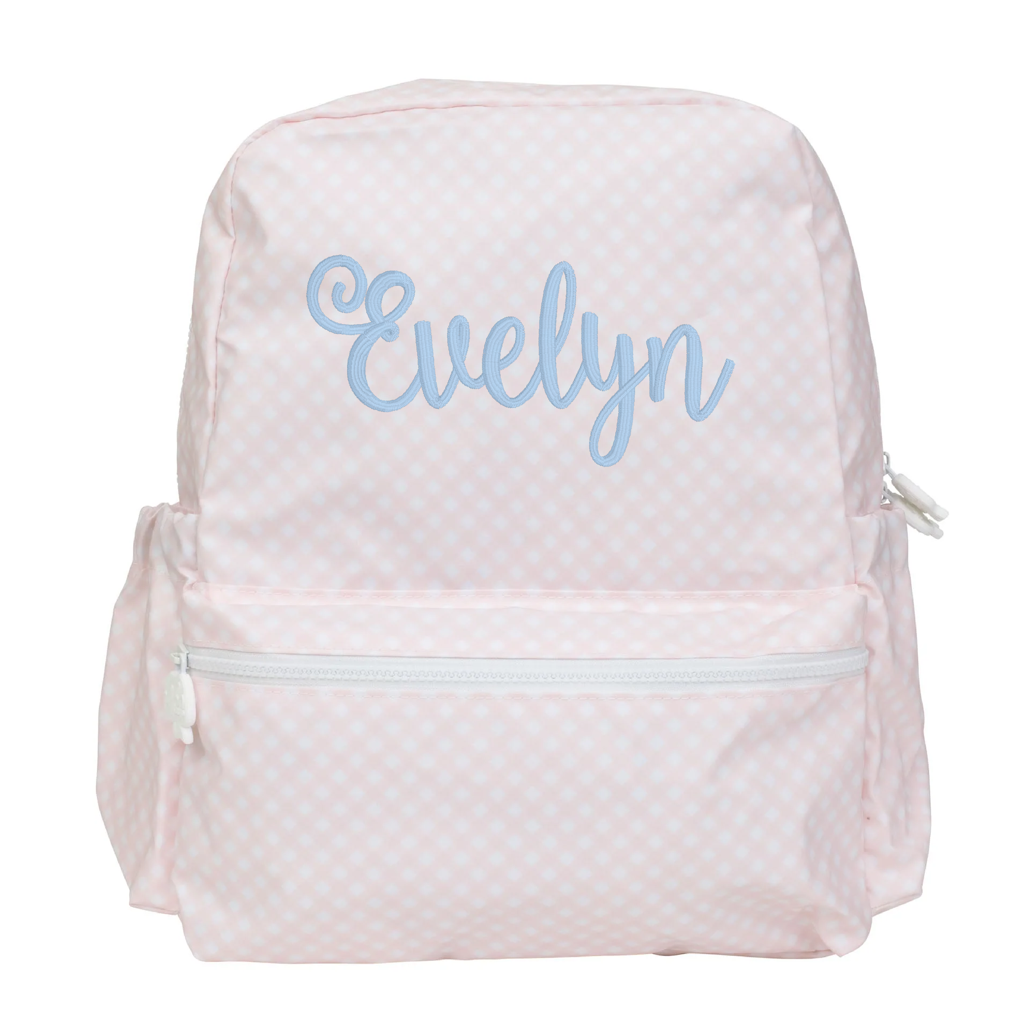 The Backpack Peachy Pink Gingham Large by Apple of My Isla