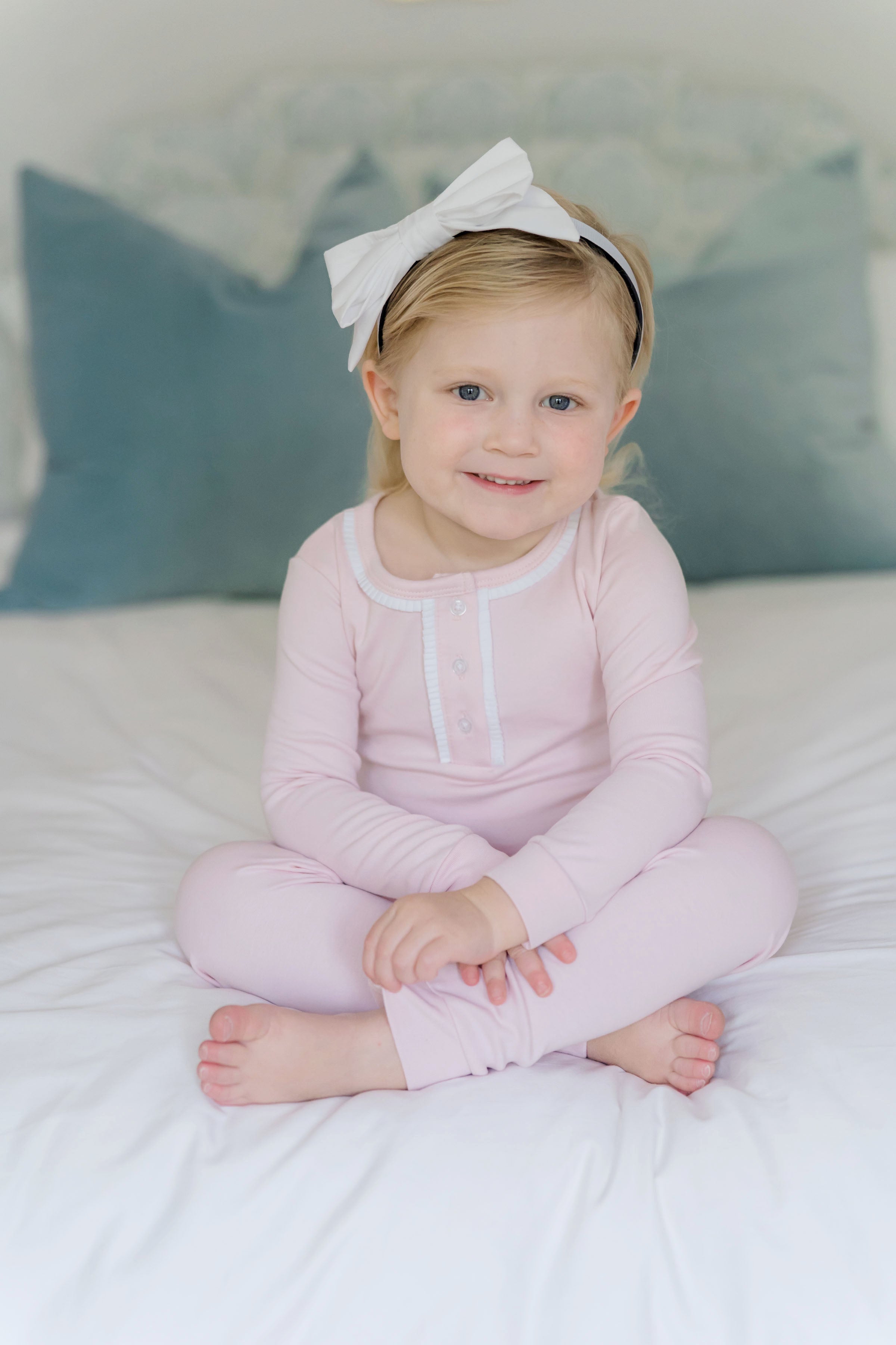 Alden Girls' Pajama Pant Set - Light Pink (Past Season)