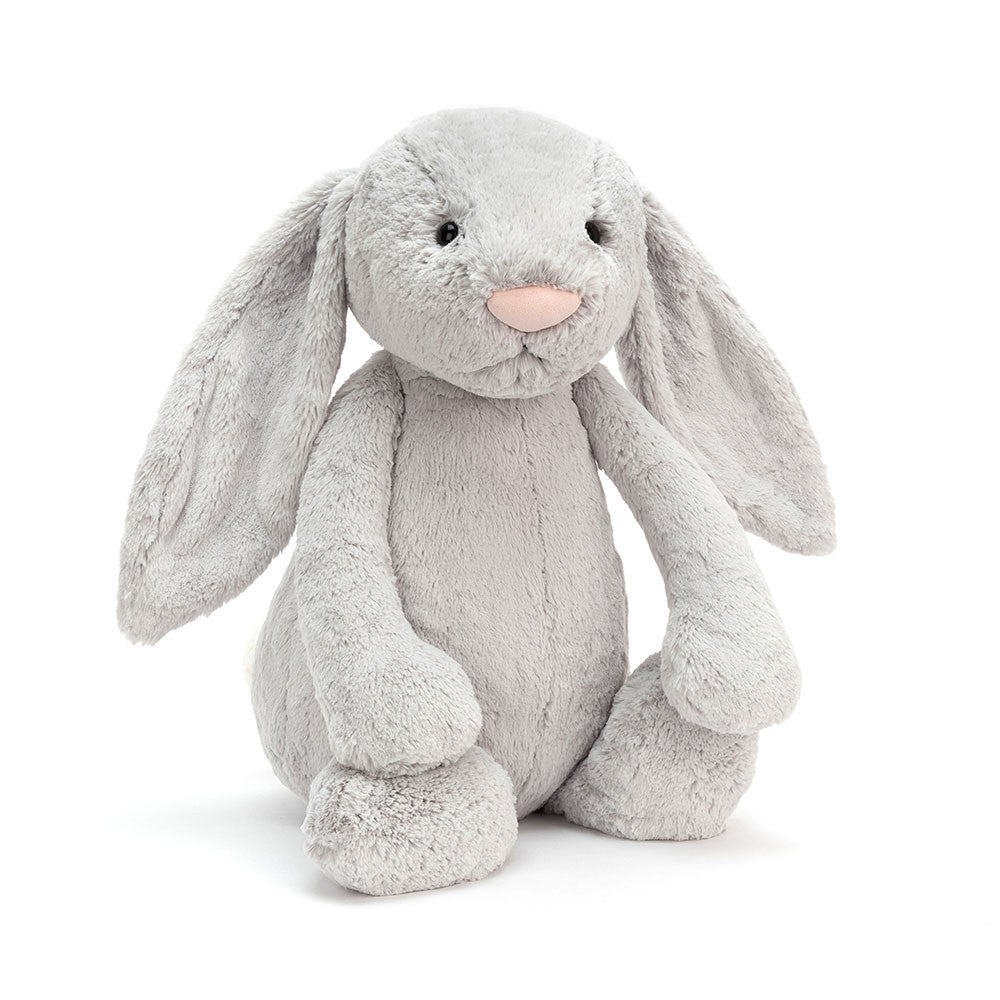 Bashful Silver Grey Bunny Really Big by Jellycat