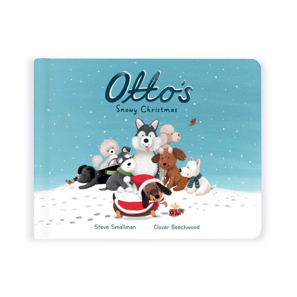 Ottos Snowy Christmas Book by Jellycat