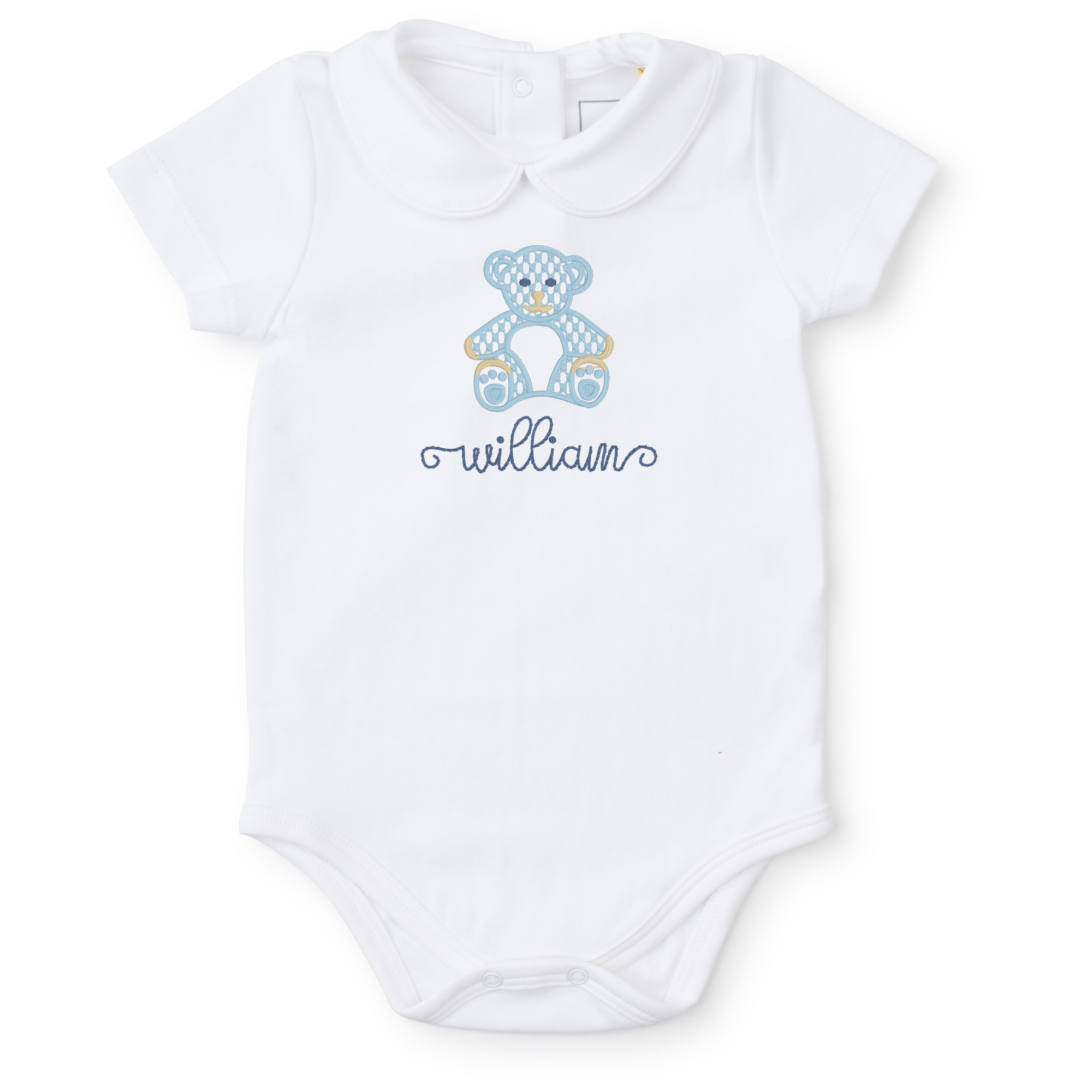 Baby Shop: Carter Pima Cotton Short Sleeved Onesie with Monogram