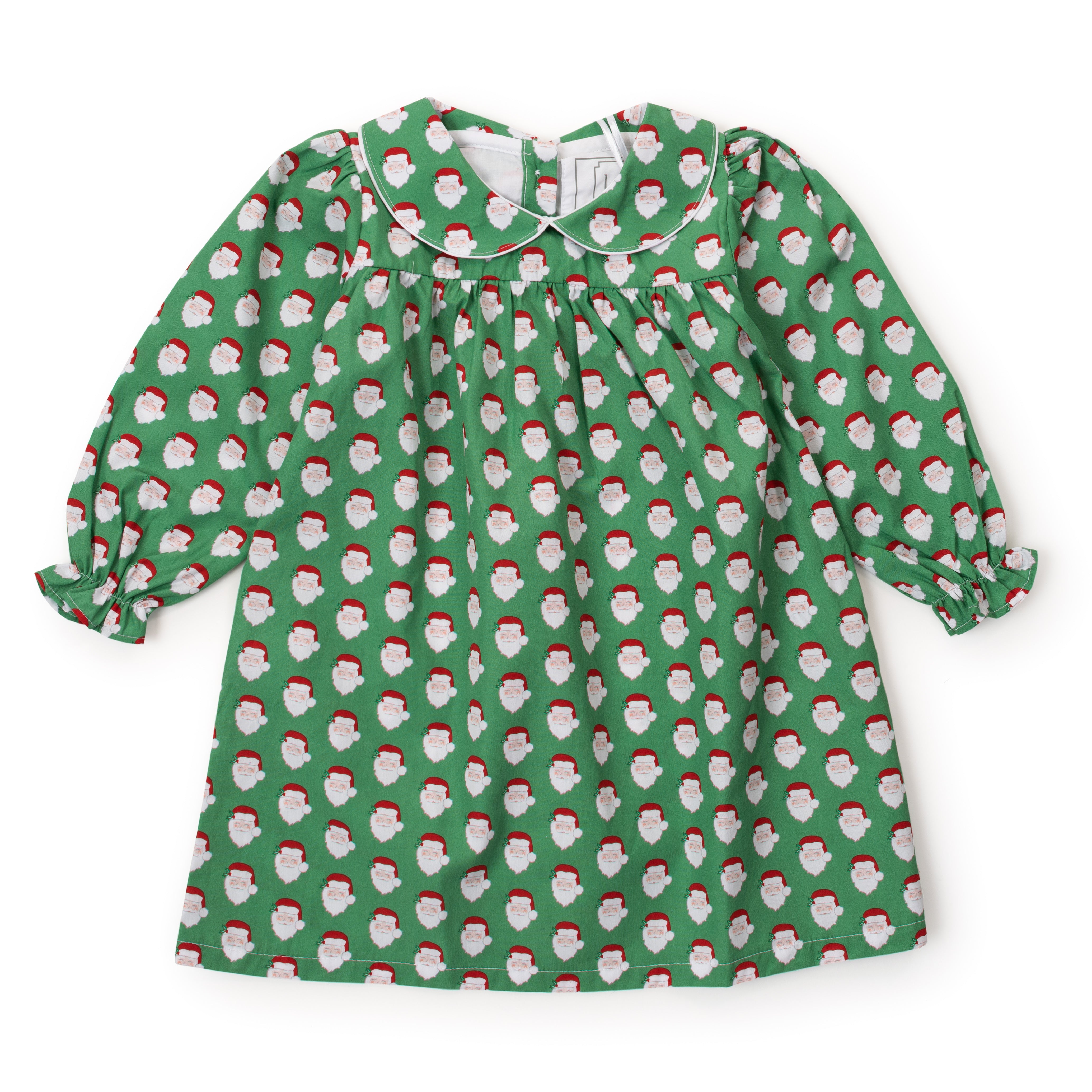 Grace Girls' Woven Pima Cotton Dress - Hey Santa