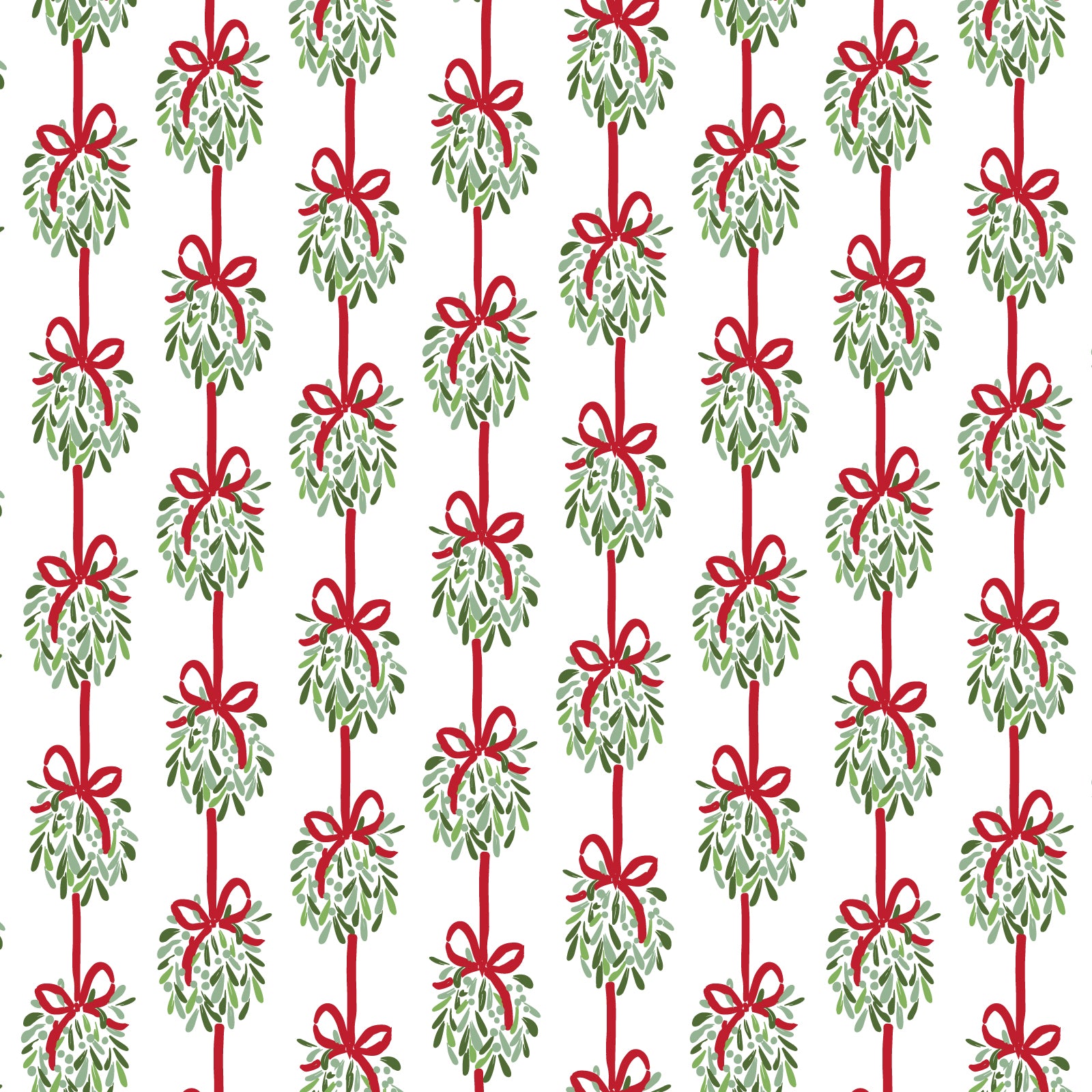 SALE Gwen Girls' Pima Cotton Spa Wrap - Merry Mistletoe