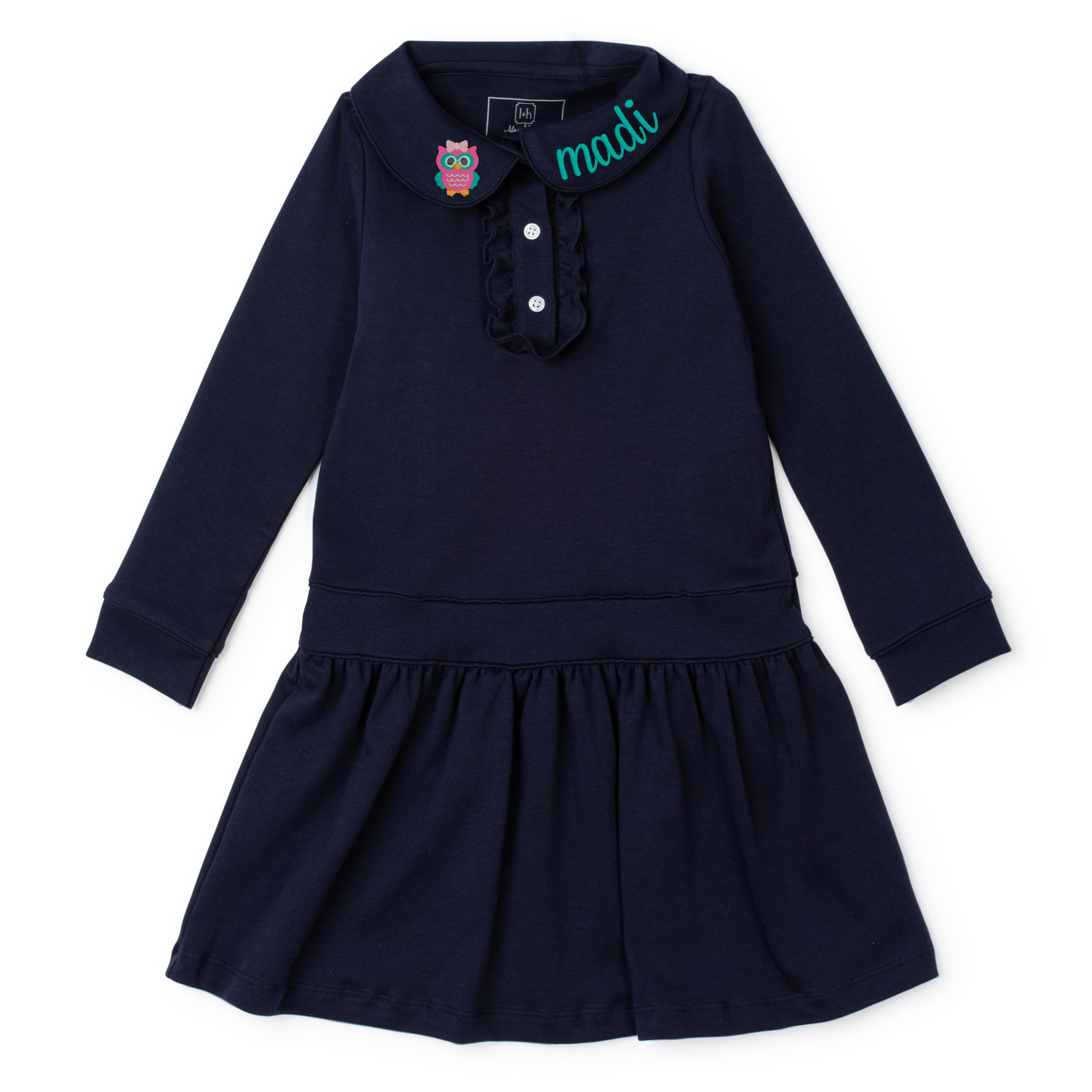 Uniform Hattie Girls' Dress - Navy