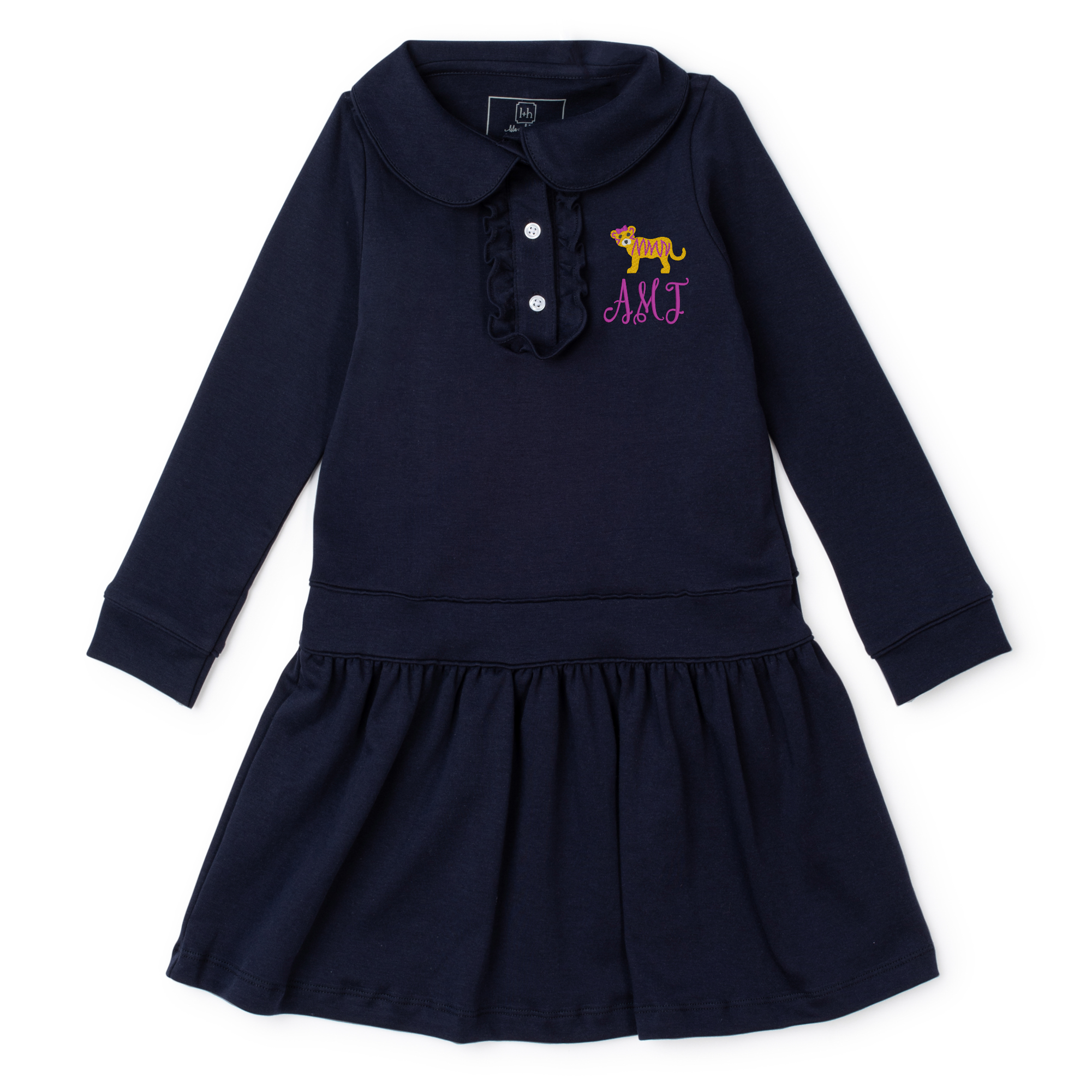 Uniform Hattie Girls' Dress - Navy