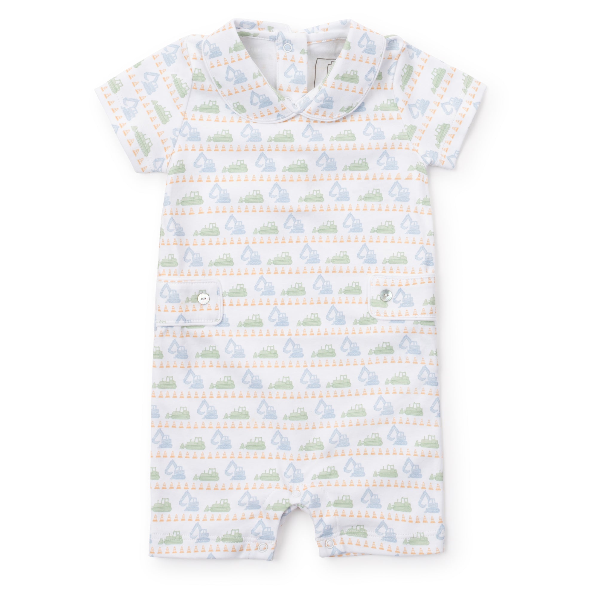 Henry Boys' Pima Cotton Shortall - Construction Zone