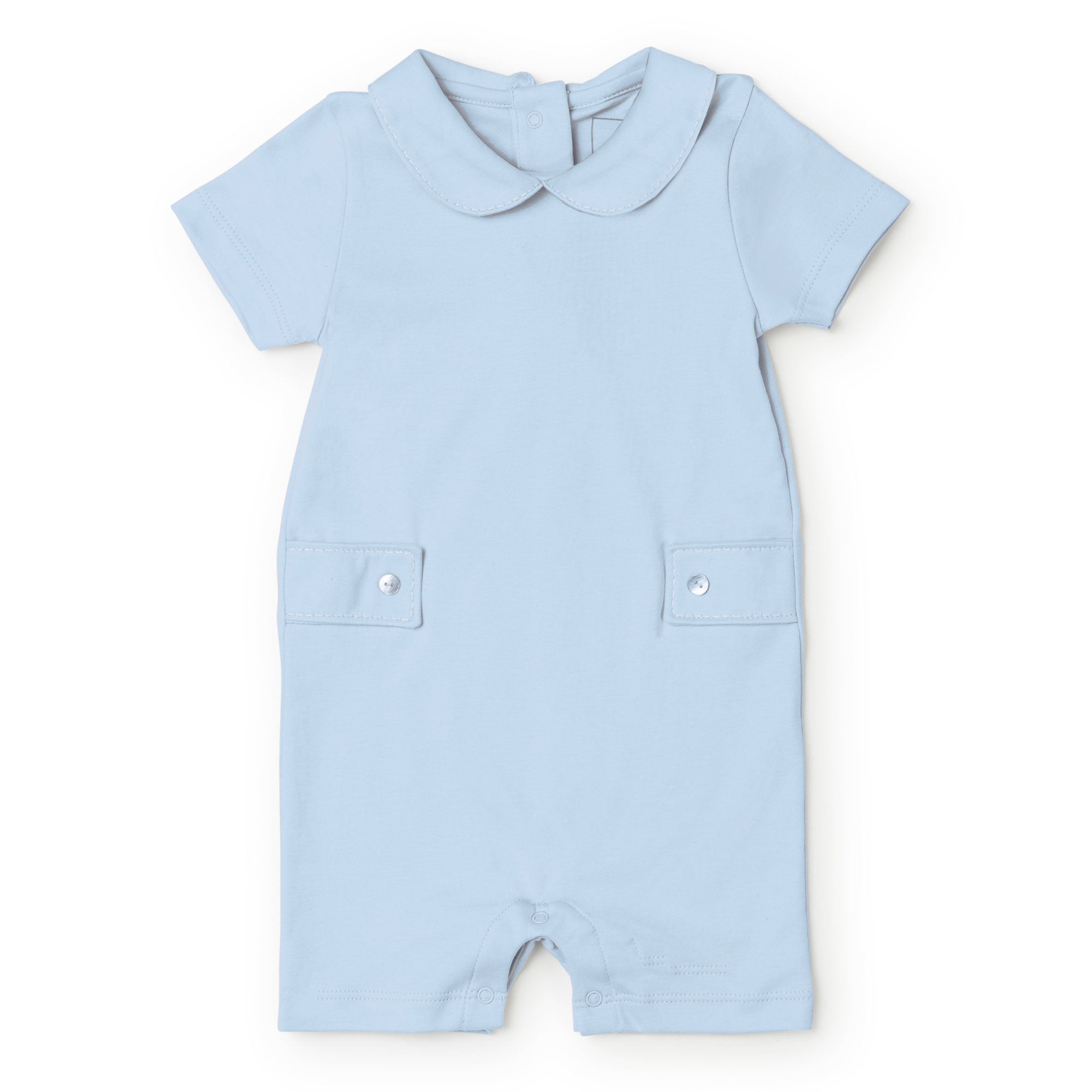 Henry Boys' Pima Cotton Shortall - Light Blue