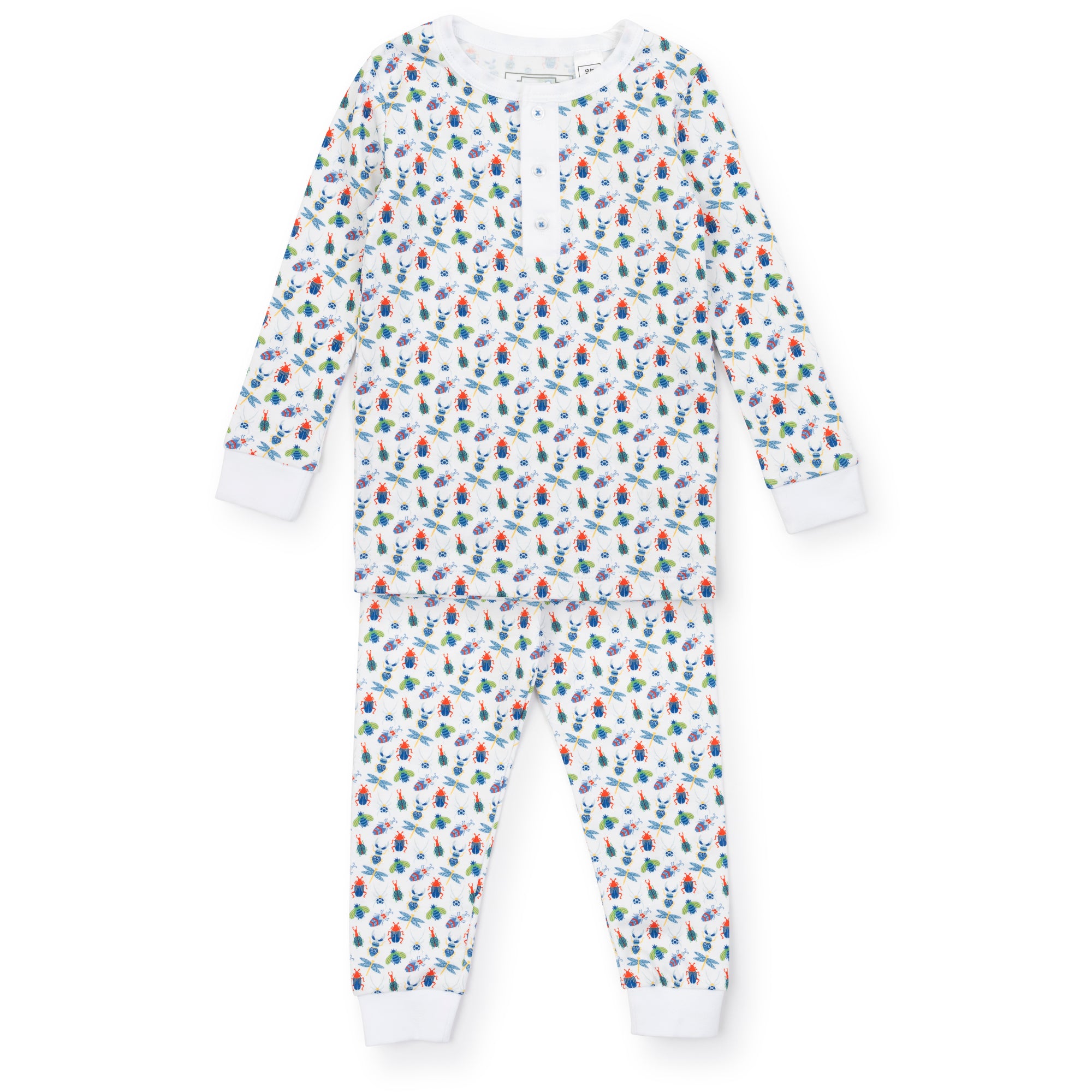 Jack Boys' Pima Cotton Pajama Pant Set - Busy Bugs