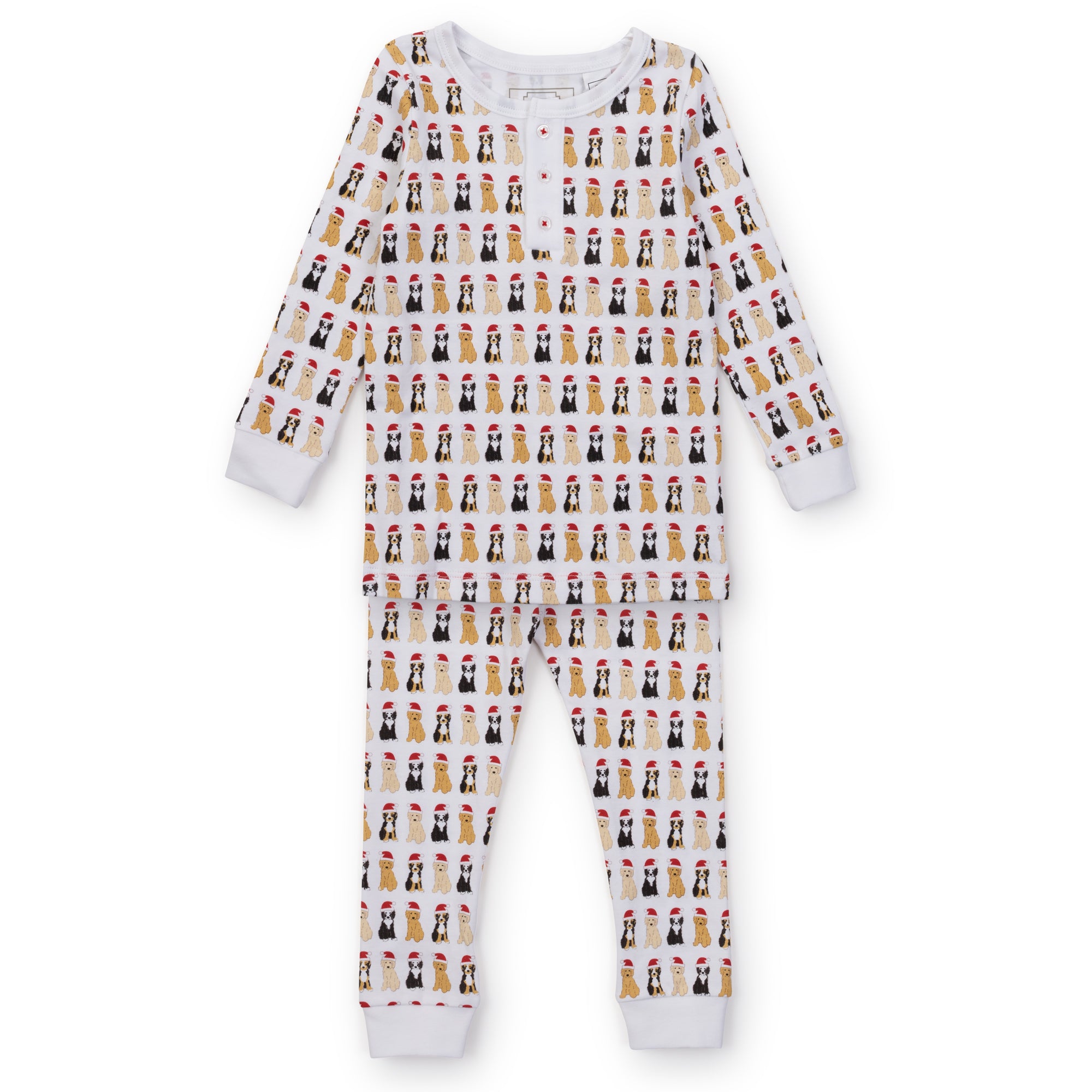 SALE Jack Boys' Pima Cotton Pajama Pant Set - Christmas Pups