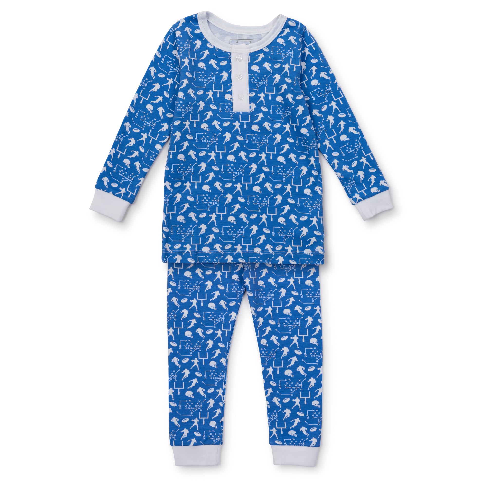 Jack Boys' Pima Cotton Pajama Pant Set - Football Game