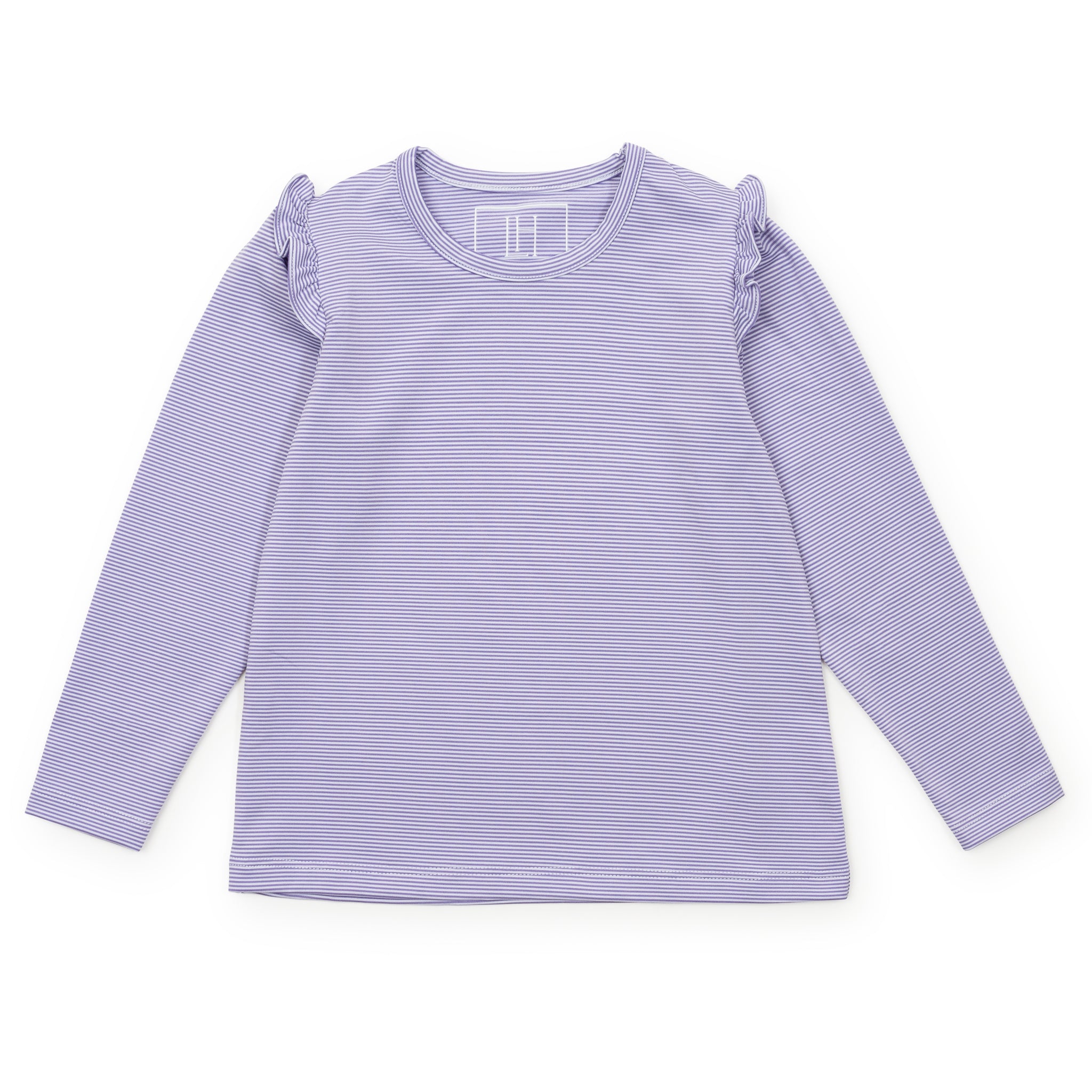 Mia Girls' Longsleeve Top by LH Sport - Purple Stripes