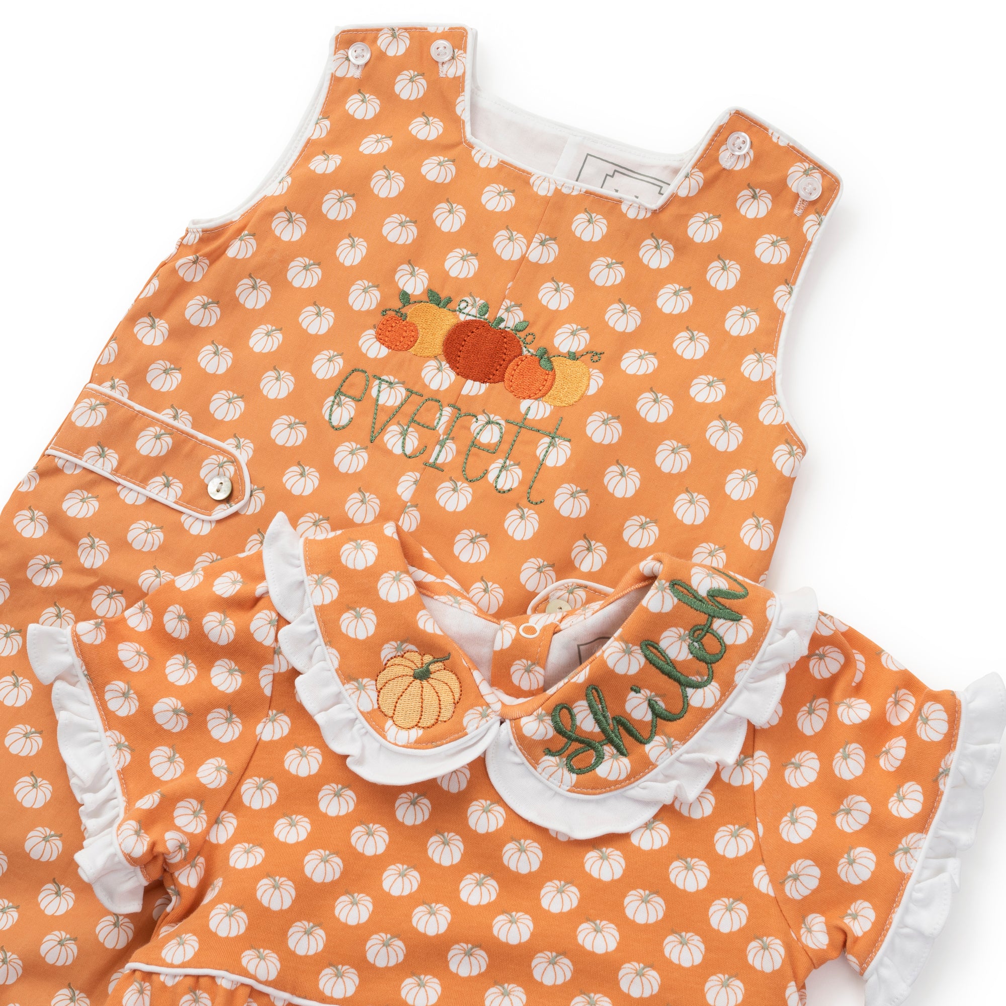 SALE Council Girls' Pima Cotton Bubble - Fall Pumpkins