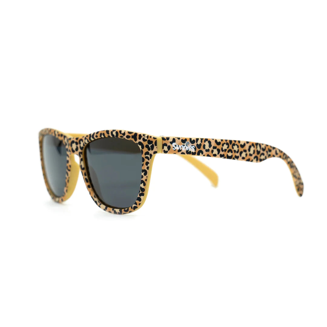 Sunnies Shades Kids Sunglasses - Cat-titude (leopard)