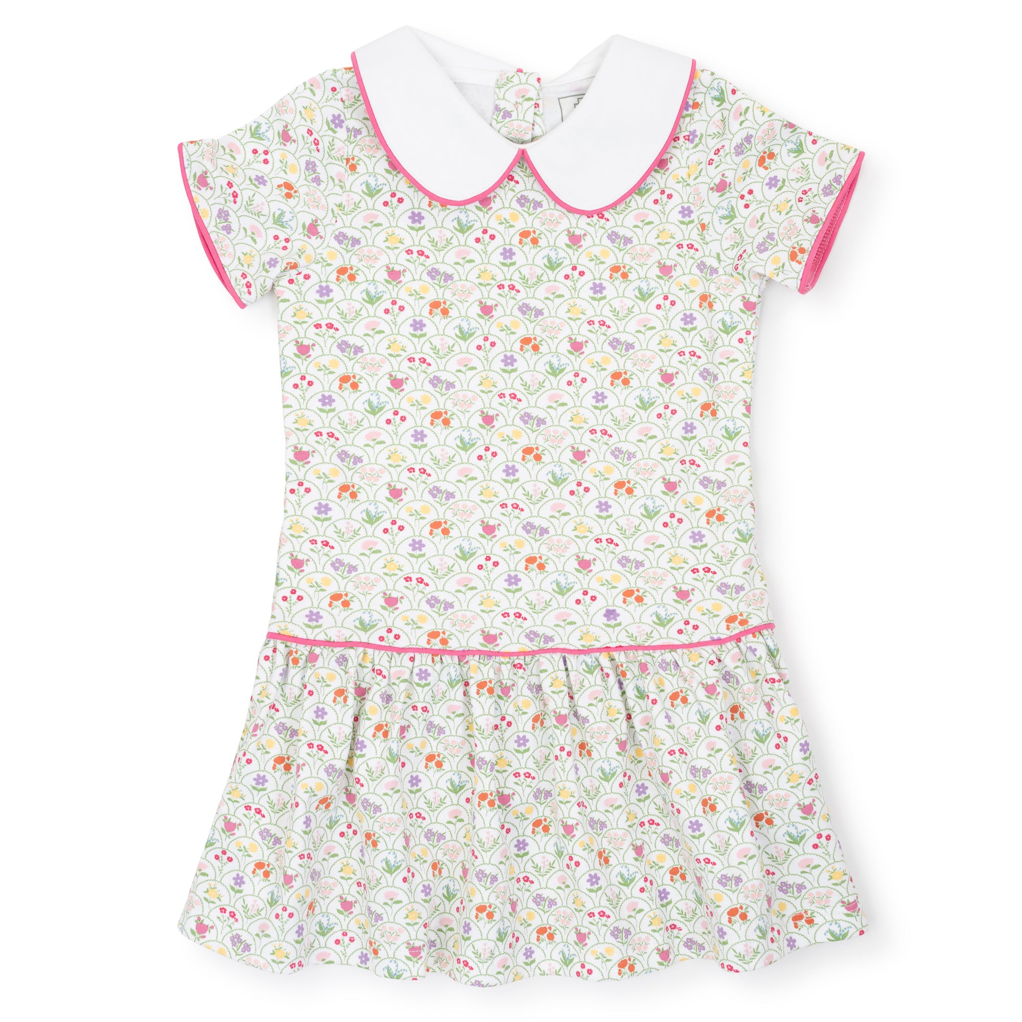 SALE Libby Girls' Pima Cotton Dress - Garden Floral