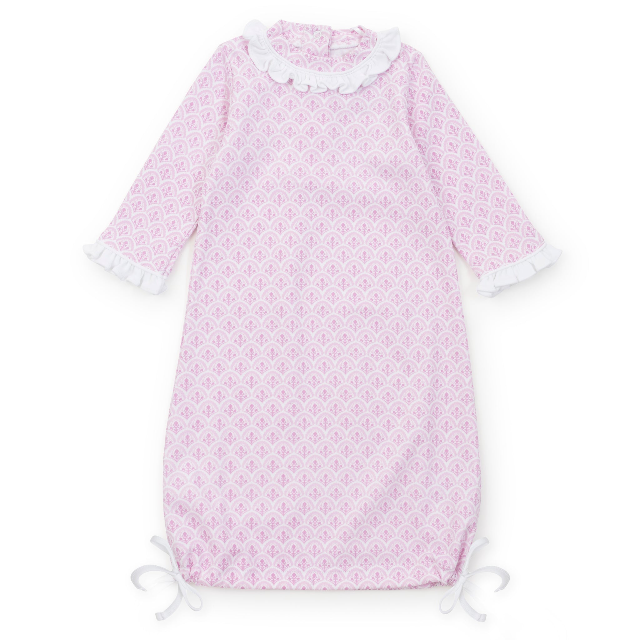 Georgia Girls' Daygown - Scalloped in Pink