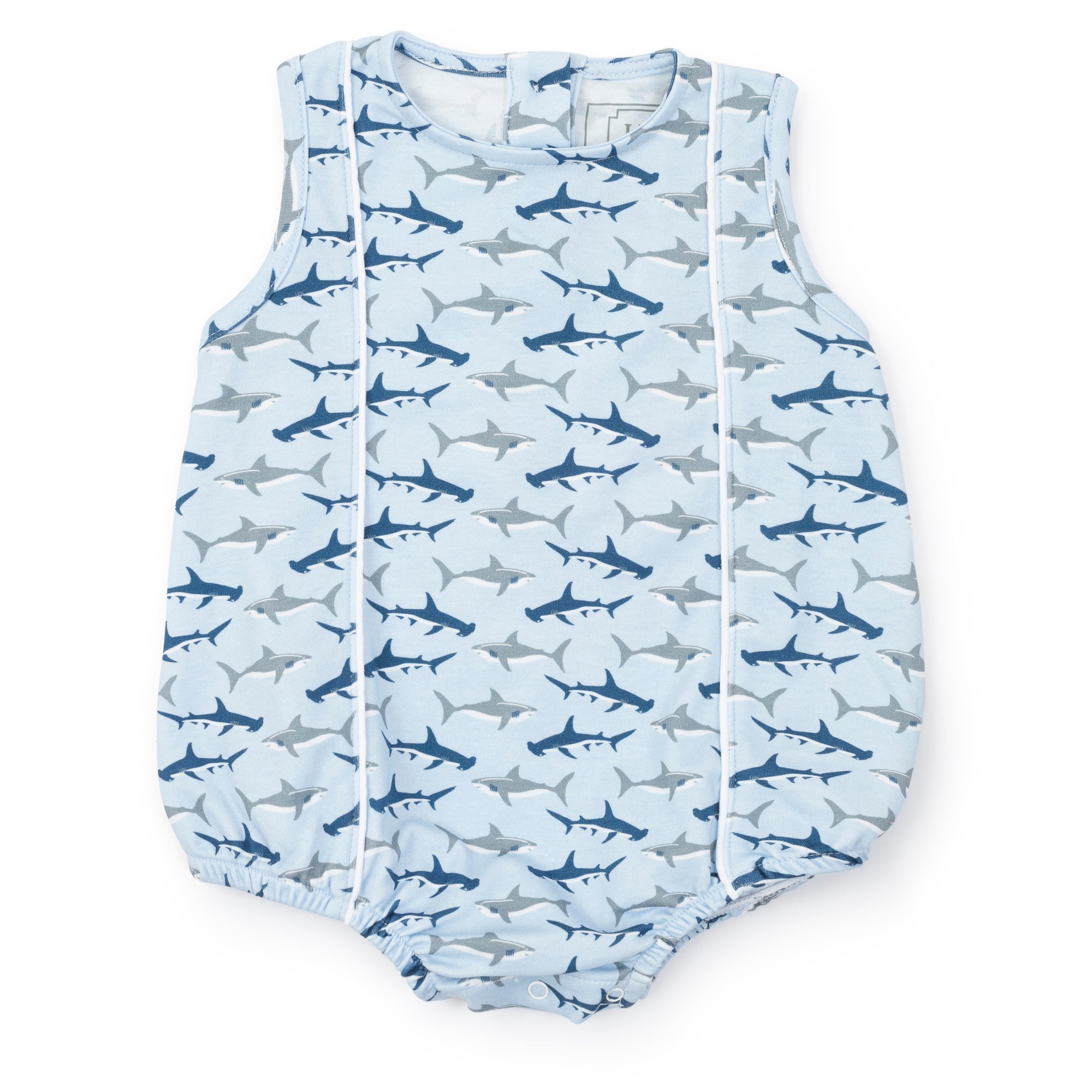 Reid Boys' Pima Cotton Bubble - Swimming Sharks