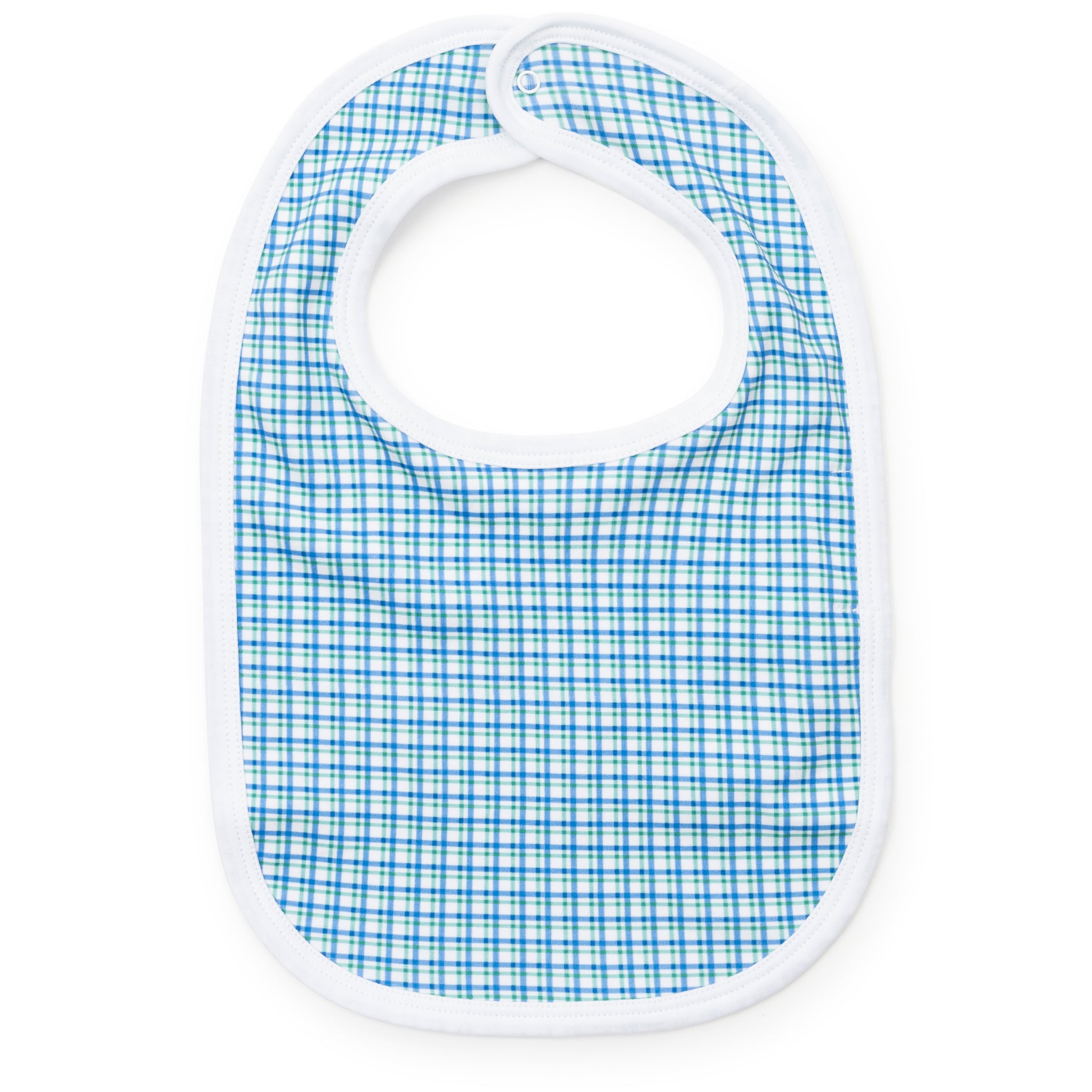 Plain Edge Bib - Hampton Plaid