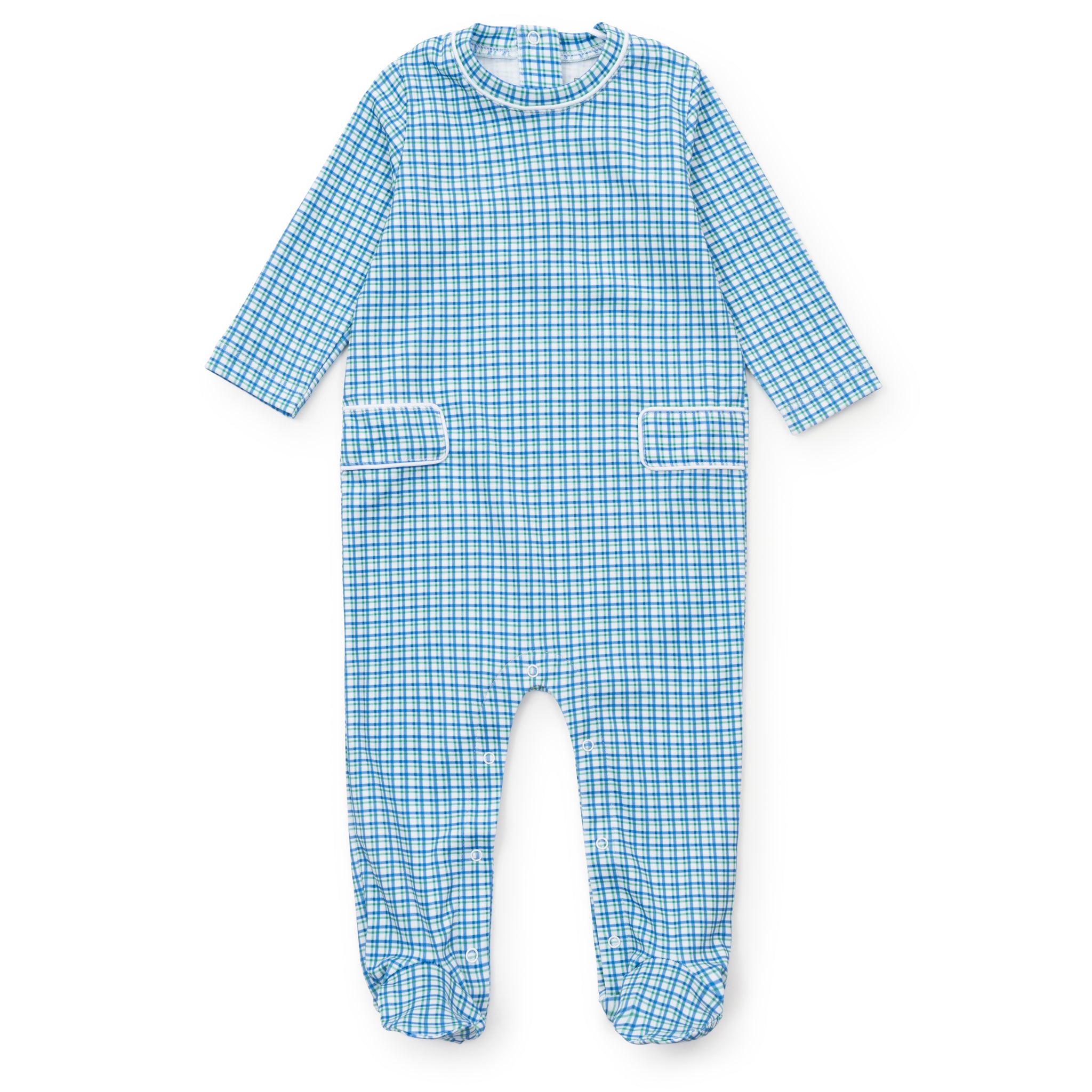 Preston Boys' Romper - Hampton Plaid