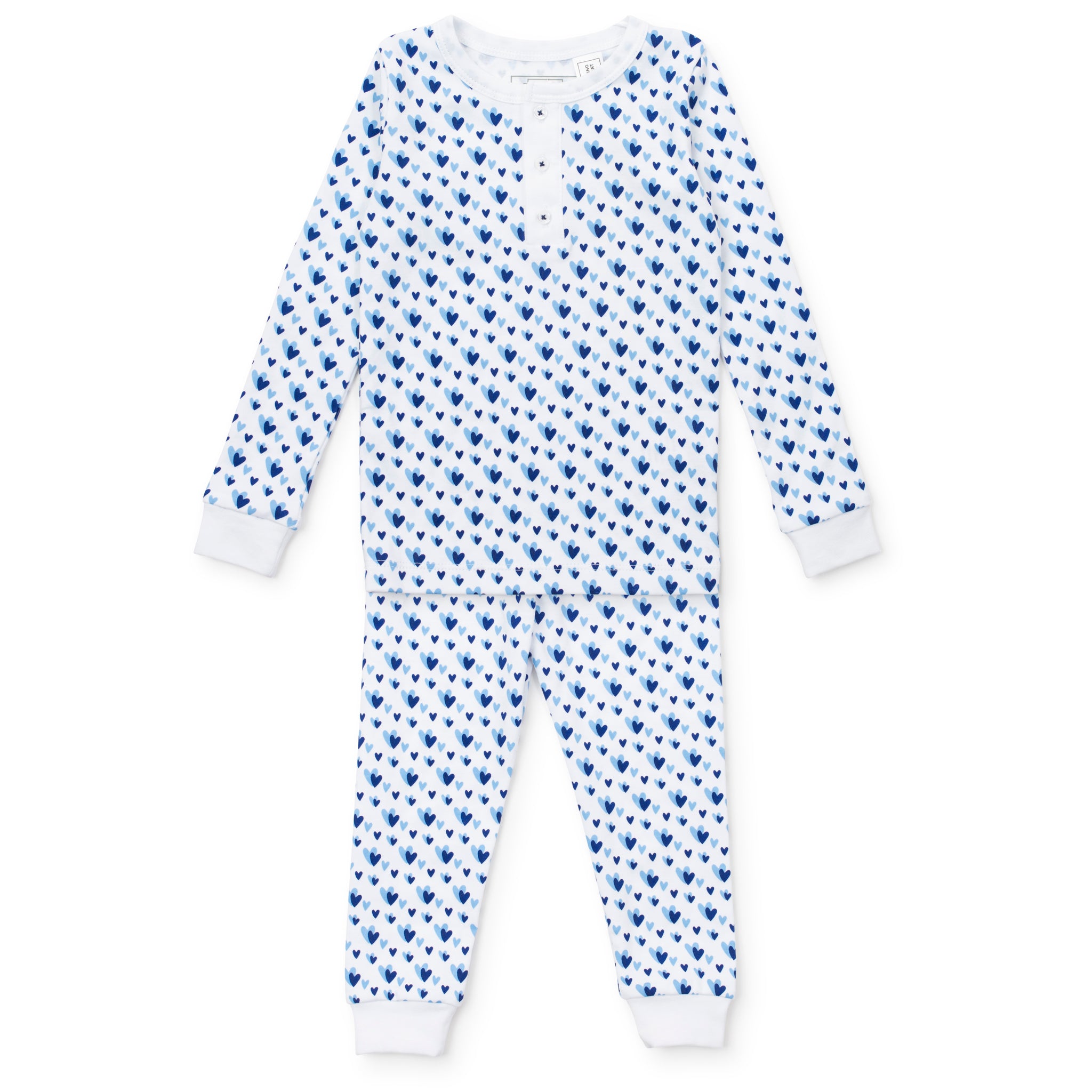 Jack Boys' Pajama Pant Set - Heart to Heart Blue