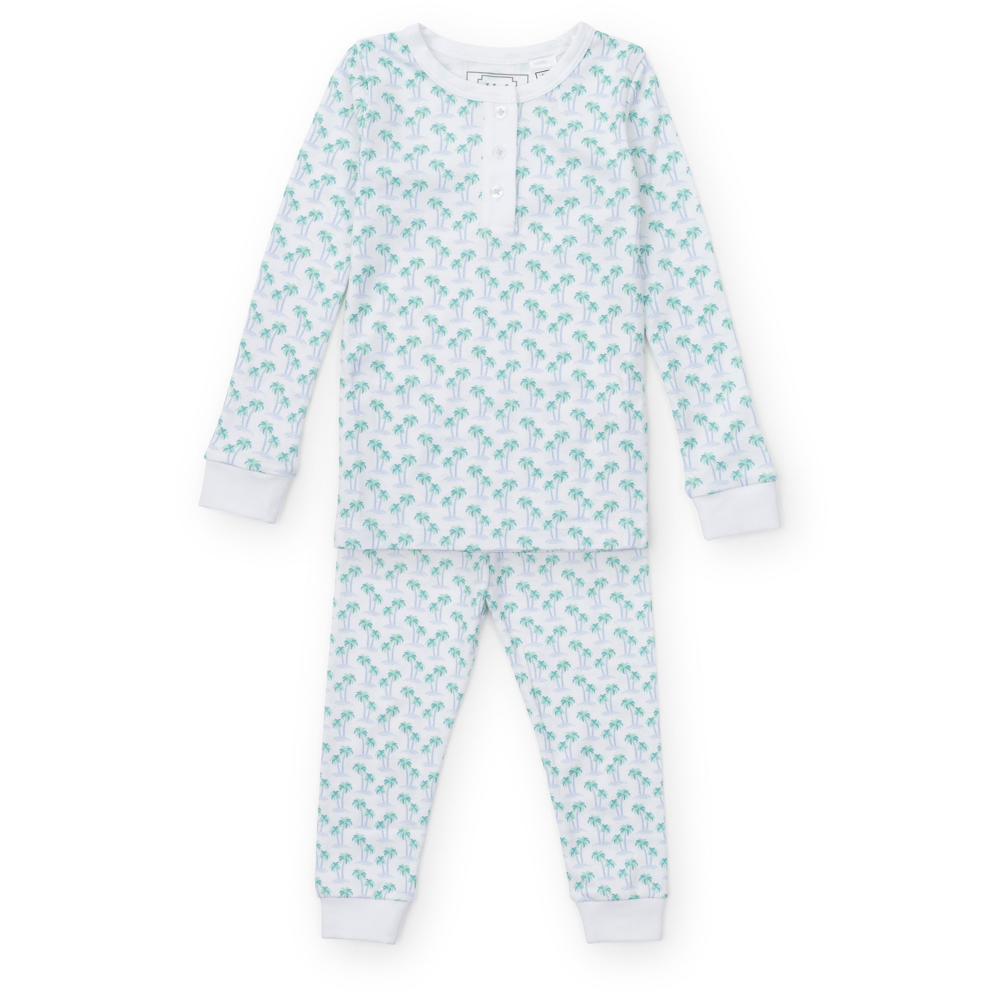 Jack Boys' Pajama Pant Set - Palm Tree Isle Blue