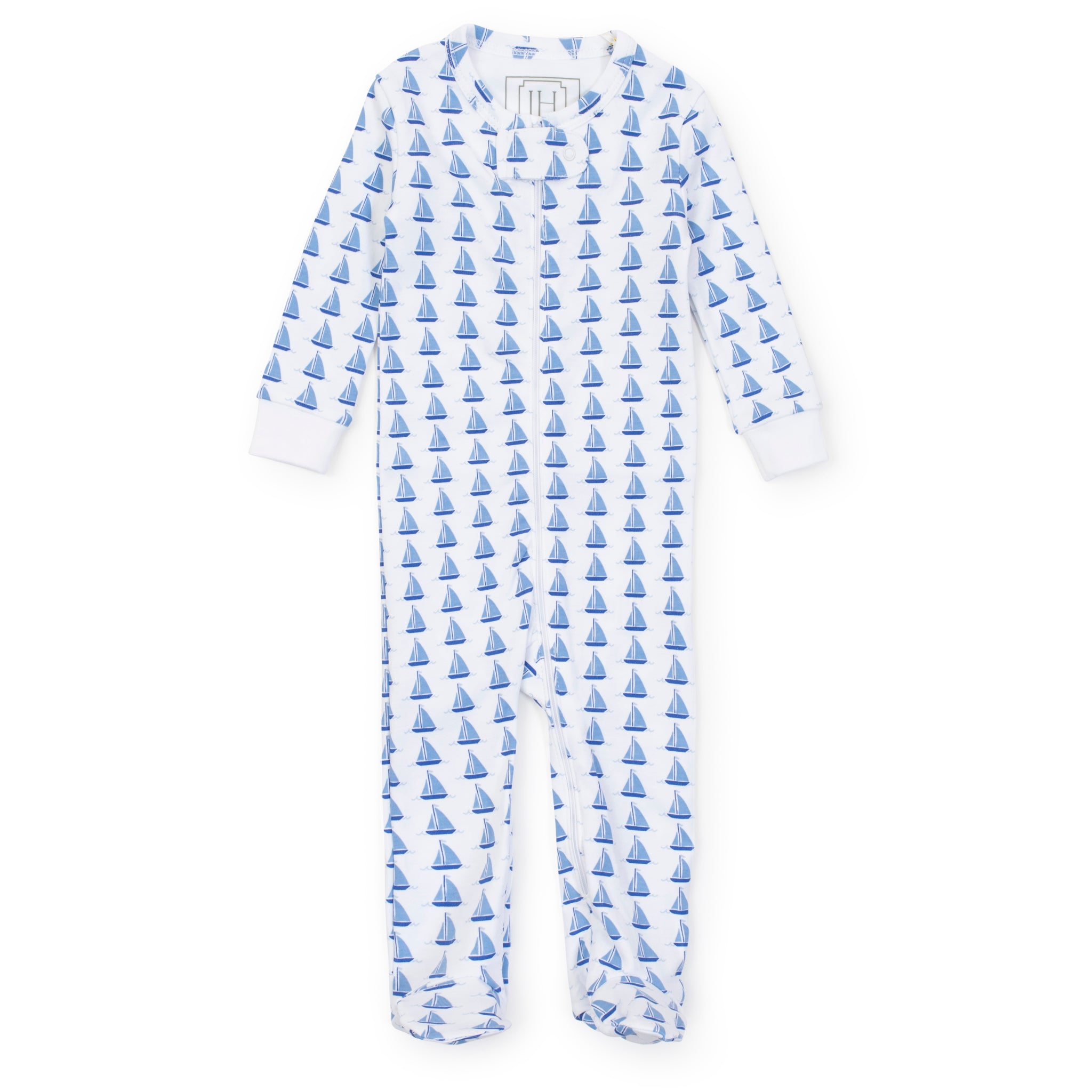 Parker Boys' Zipper Pajama - Sailing Away