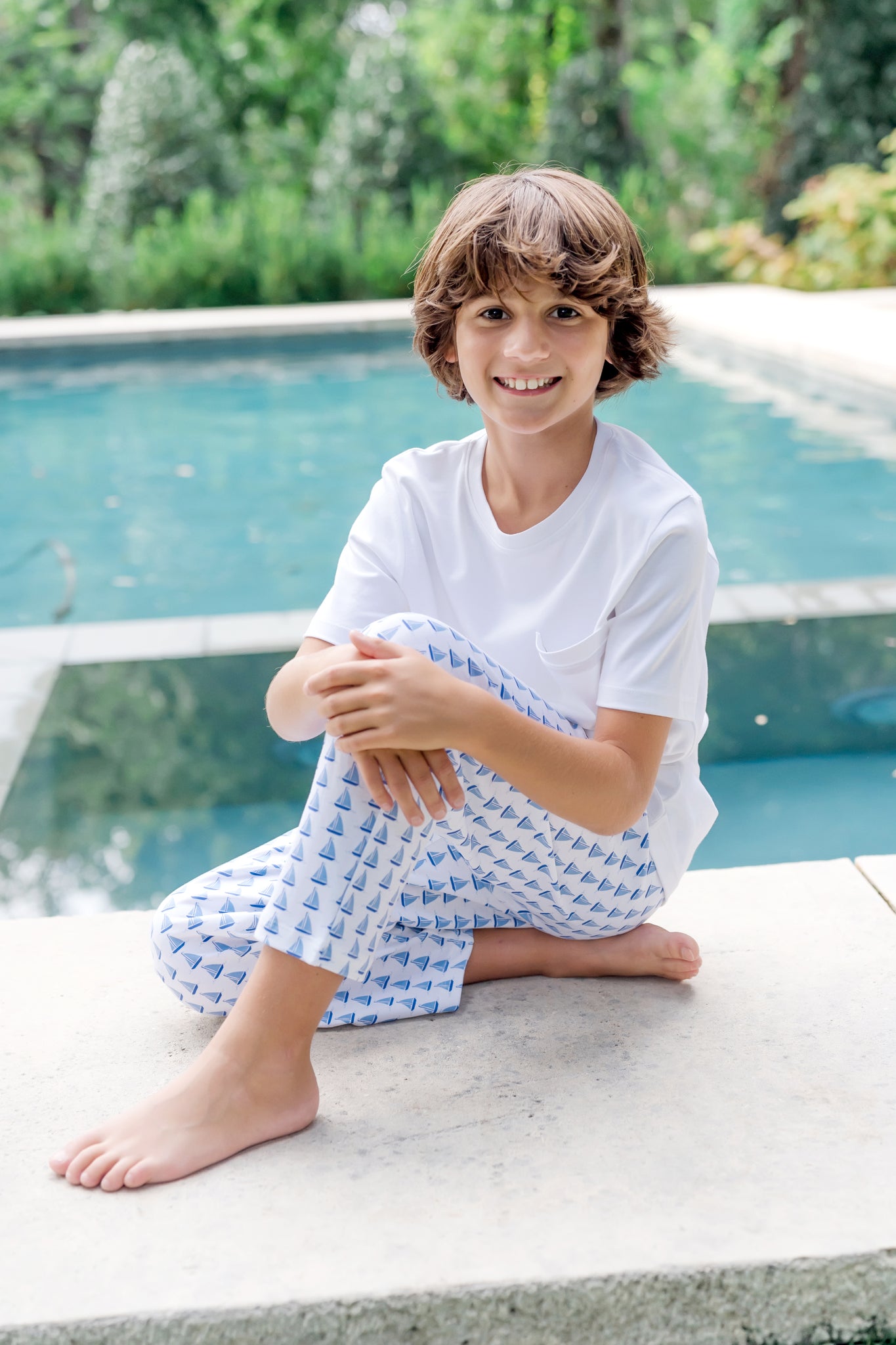 Beckett Boys' Hangout Pant - Sailing Away