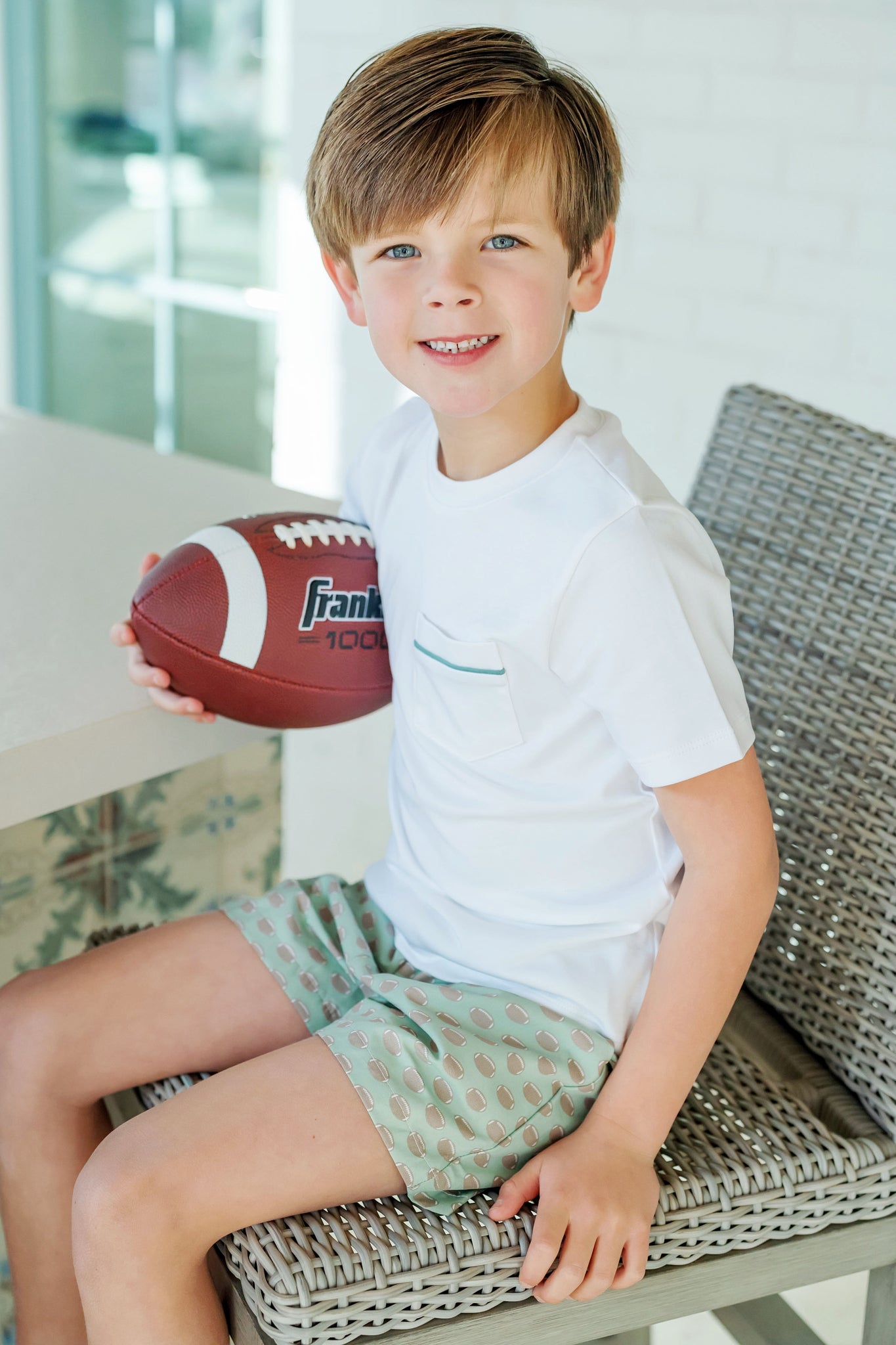 Hudson Boys' Short Set - Football