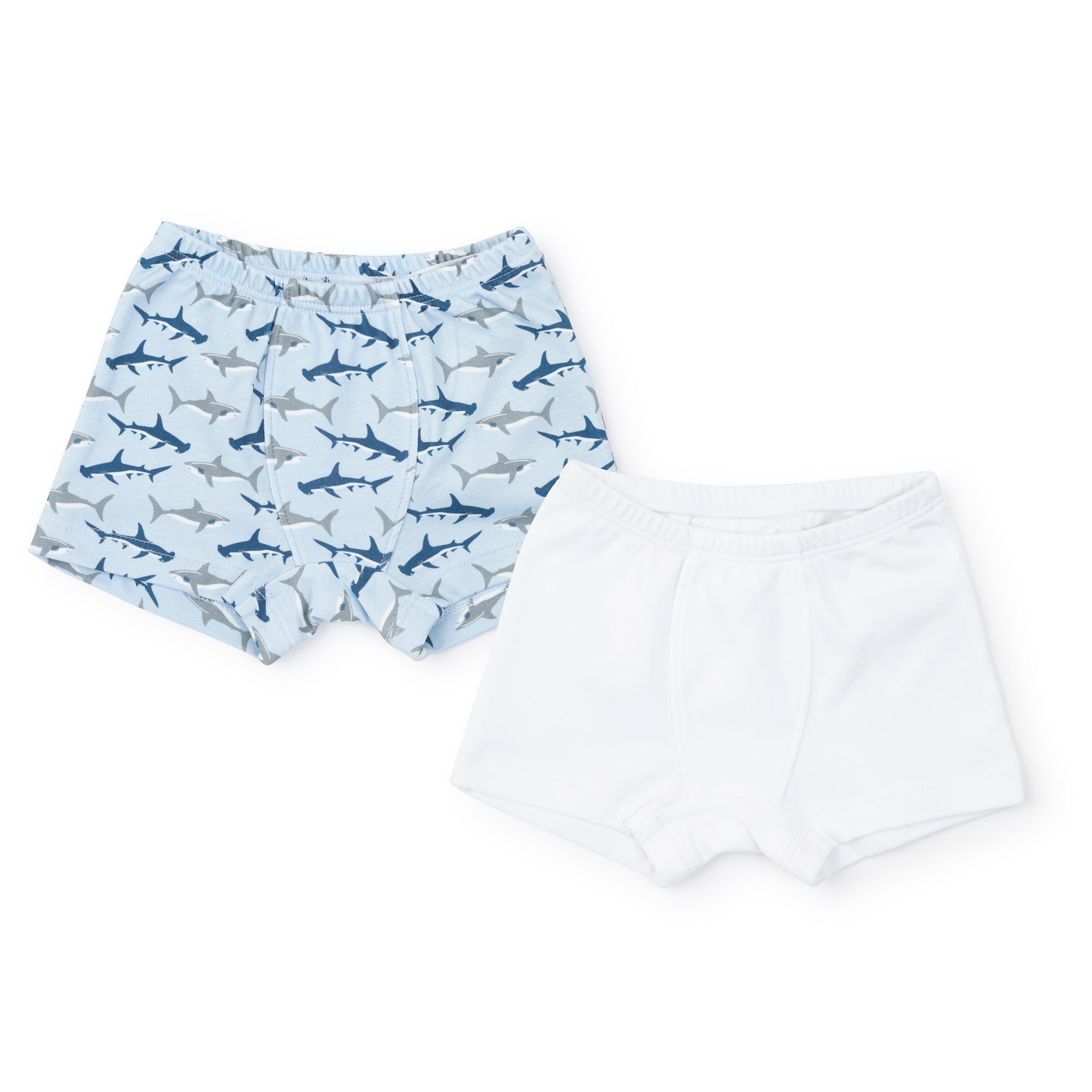 SALE James Boys' Pima Cotton Underwear Set - Swimming Sharks/White