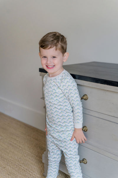 Bradford Boys’ Pima Cotton Pajama Pant Set - Gondola Ride Green – Lila ...