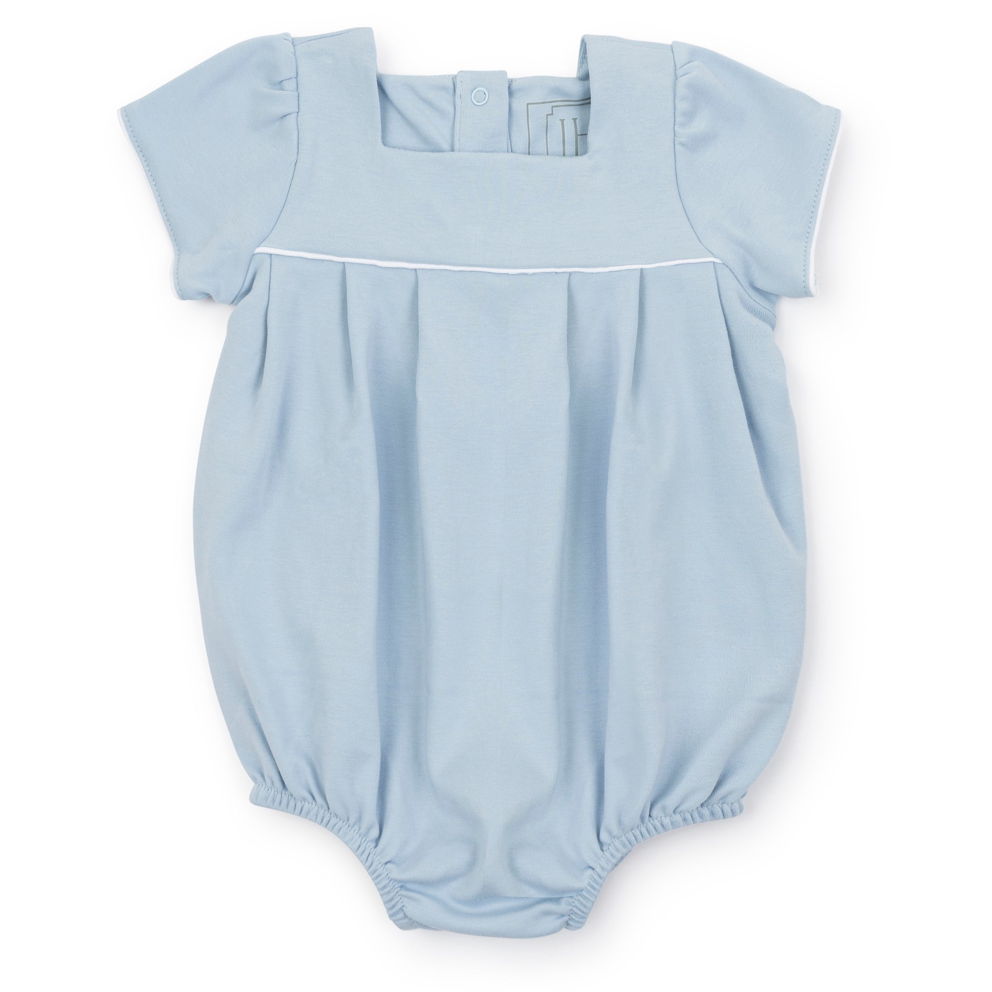 Charlotte Girls' Pima Cotton Bubble - Light Blue