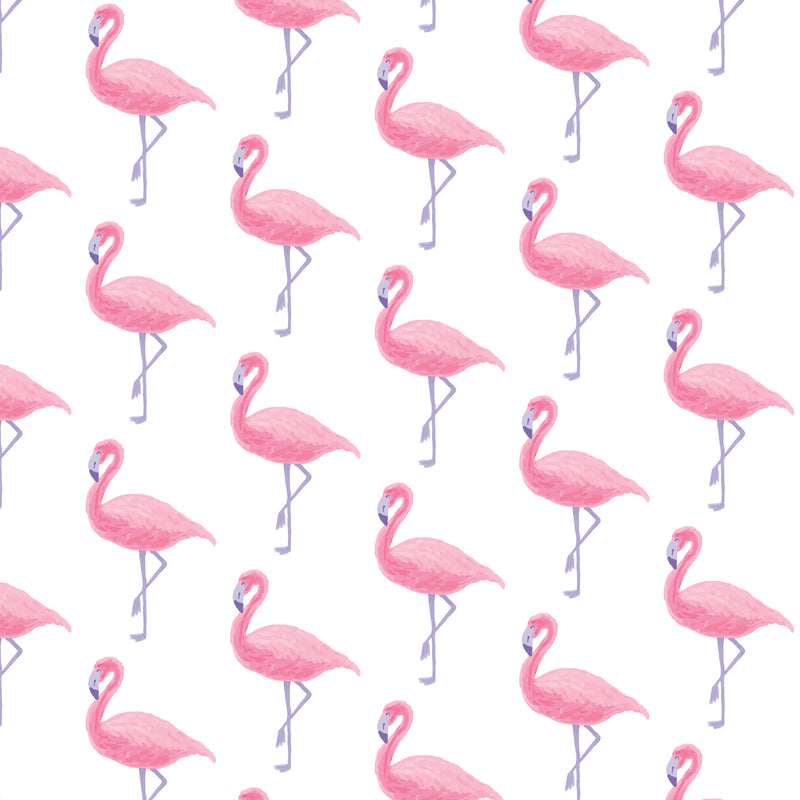 SALE Camden Girls' Pima Cotton Dress - Fabulous Flamingos