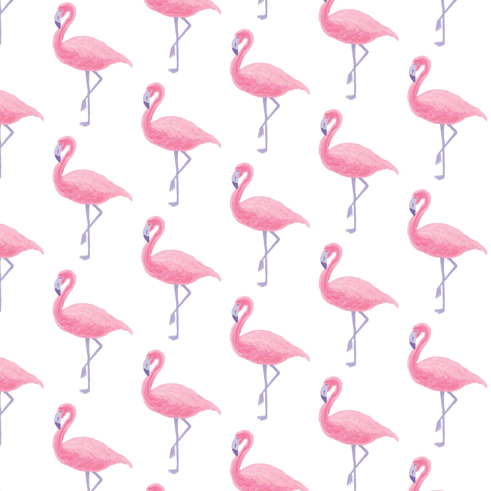 SALE Emery Girls' Pima Cotton Short Set - Fabulous Flamingos