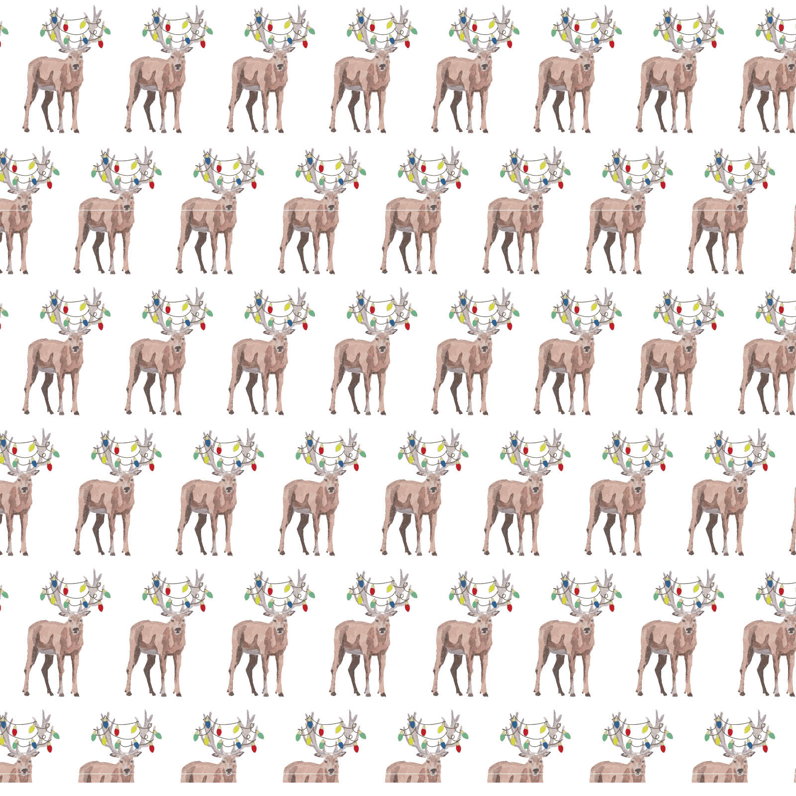 Parker Zipper Pajama - Festive Deer