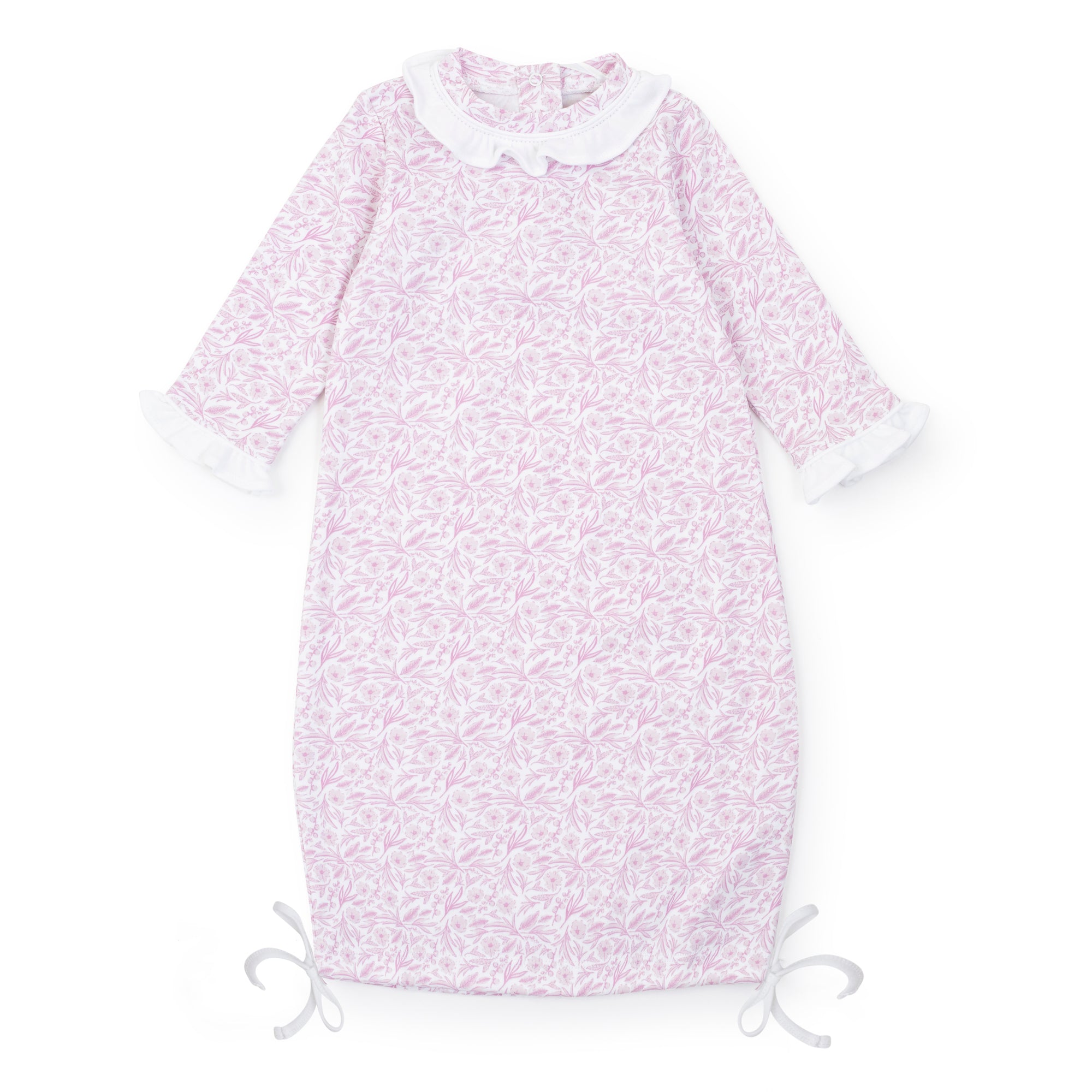 SALE Georgia Girls' Pima Cotton Daygown - Pretty Pink Blooms