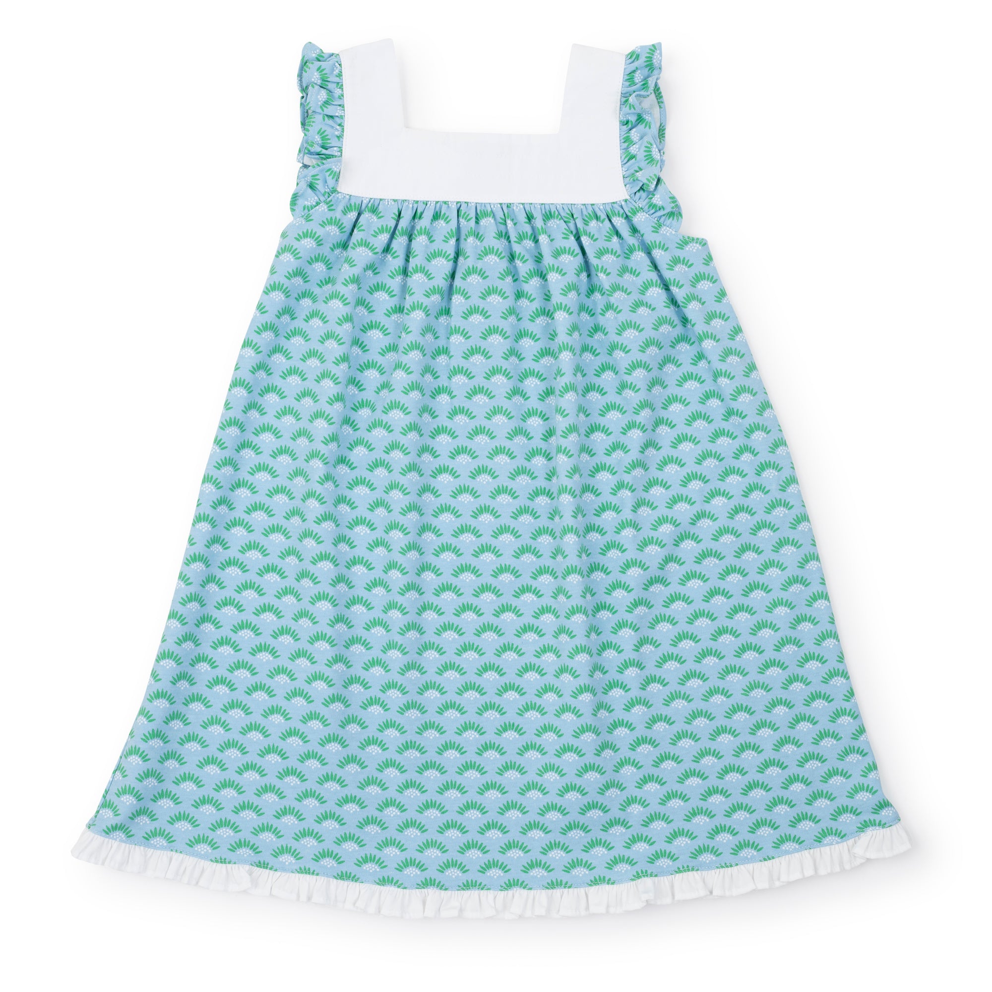 SALE Caroline Girls' Pima Cotton Dress - Cool Blooms