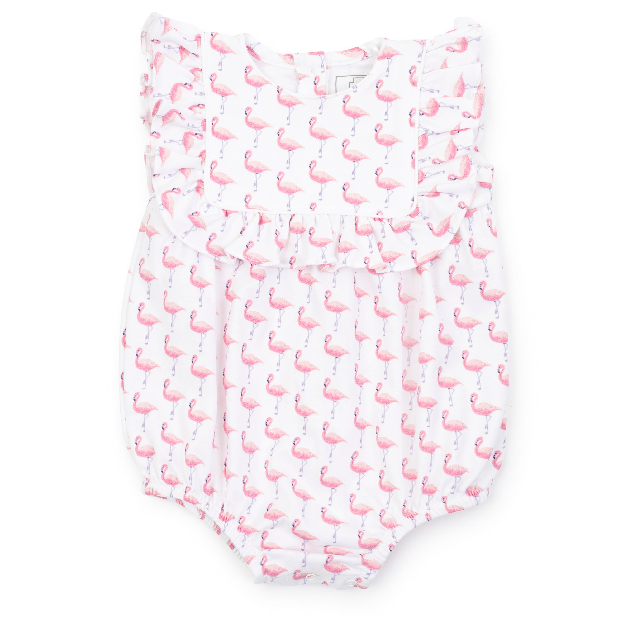 SALE Pearl Girls' Pima Cotton Bubble - Fabulous Flamingos