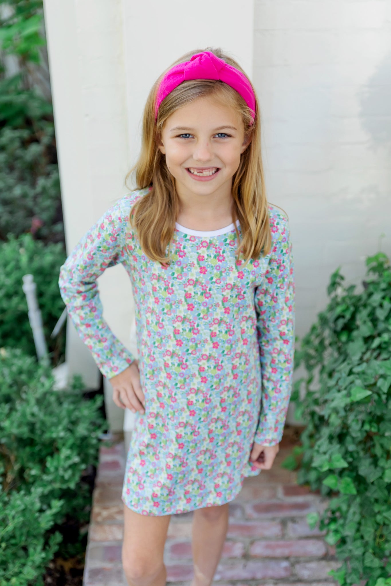 Berkeley Girls' Shirt Dress - Arboretum Floral