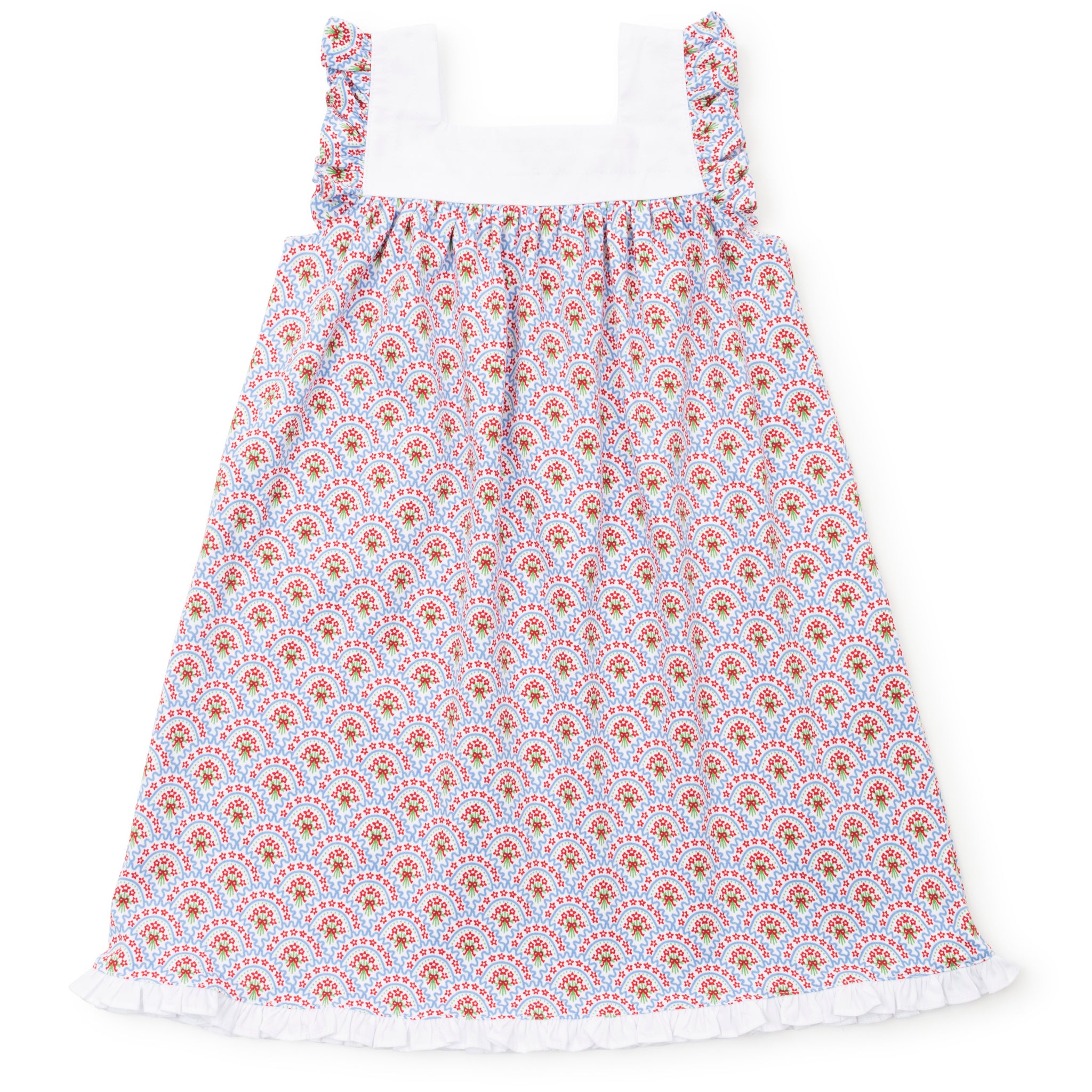 Caroline Girls' Dress - Bunting Floral