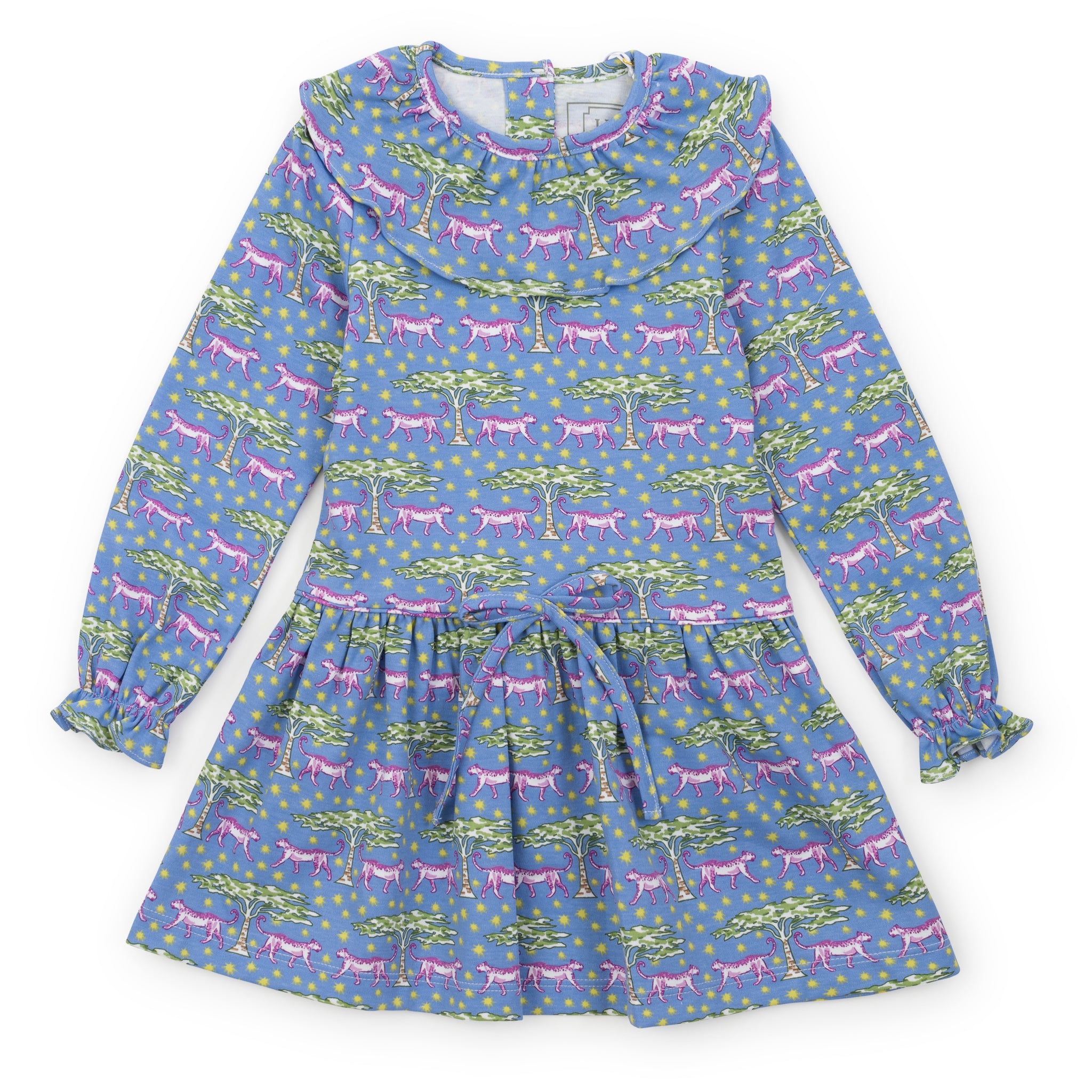 Ellery Girls' Dress - Royal Safari