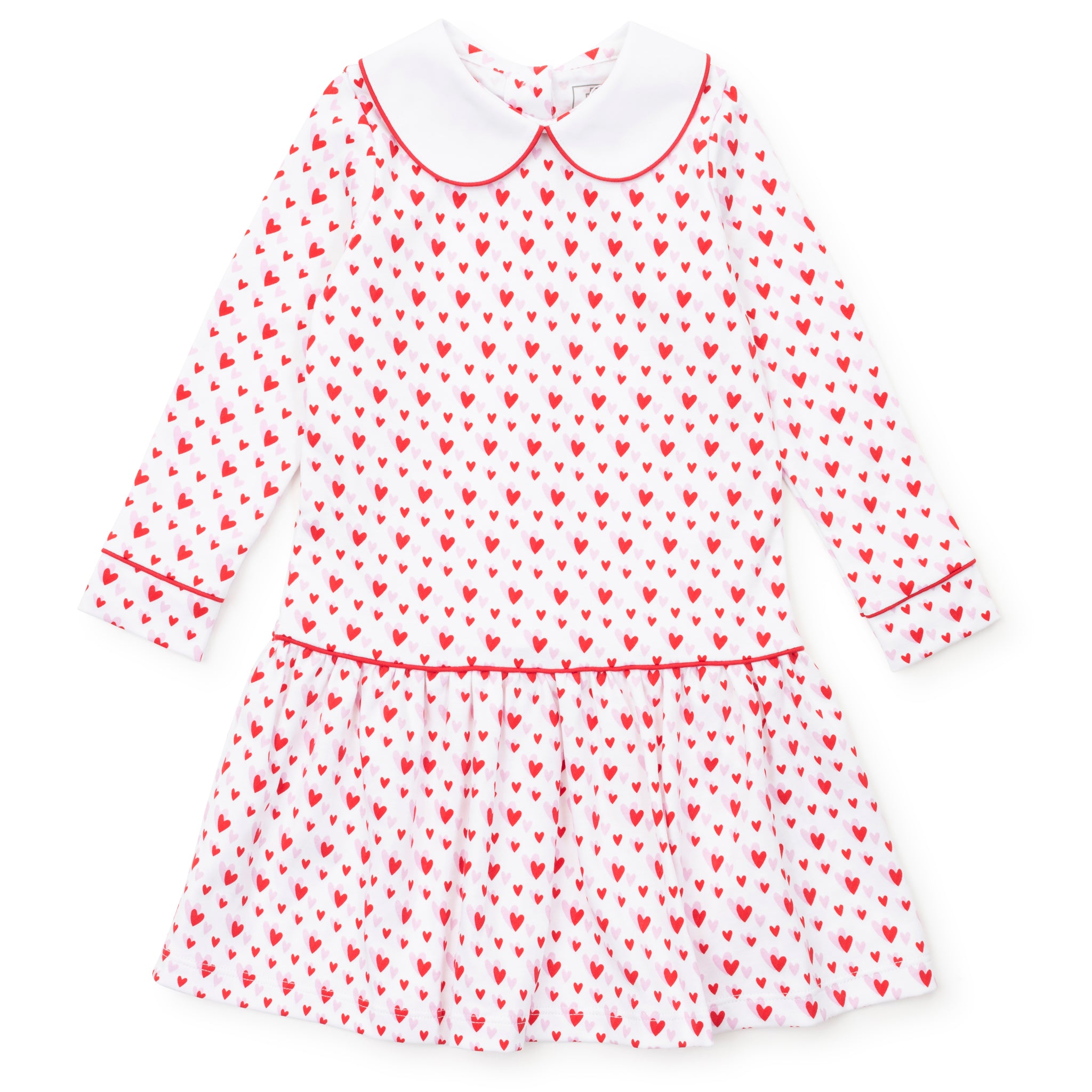 Lillian Girls' Dress - Heart to Heart Pink