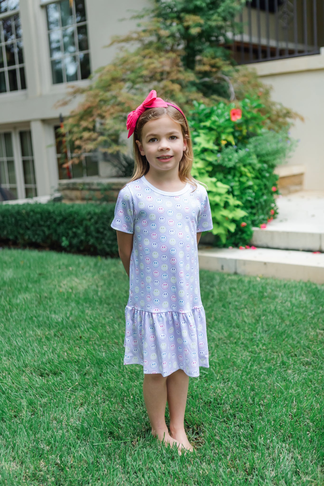 Lottie Girls' Dress - Preppy Smiles