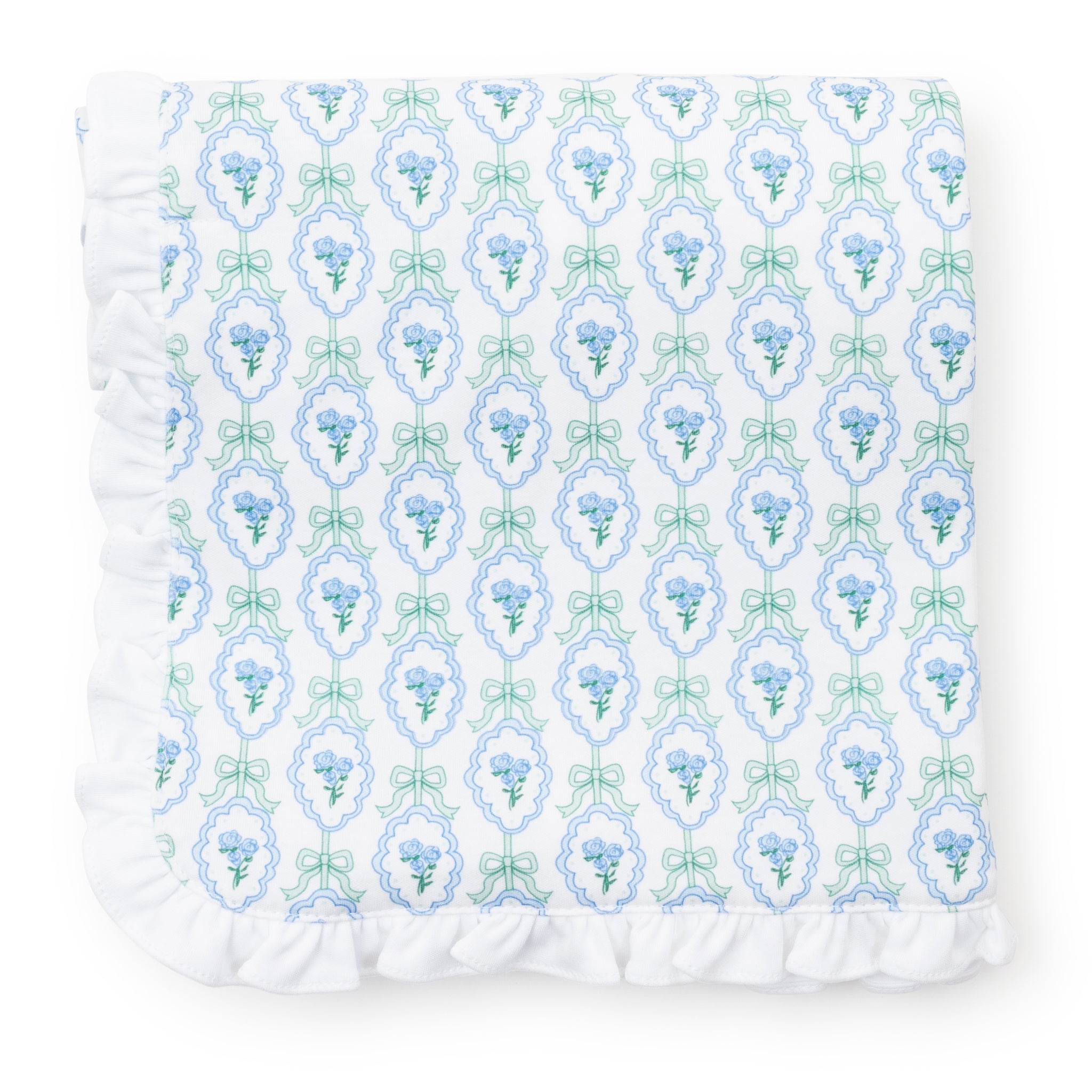 Ruffled Girls' Blanket - Hampton Blooms