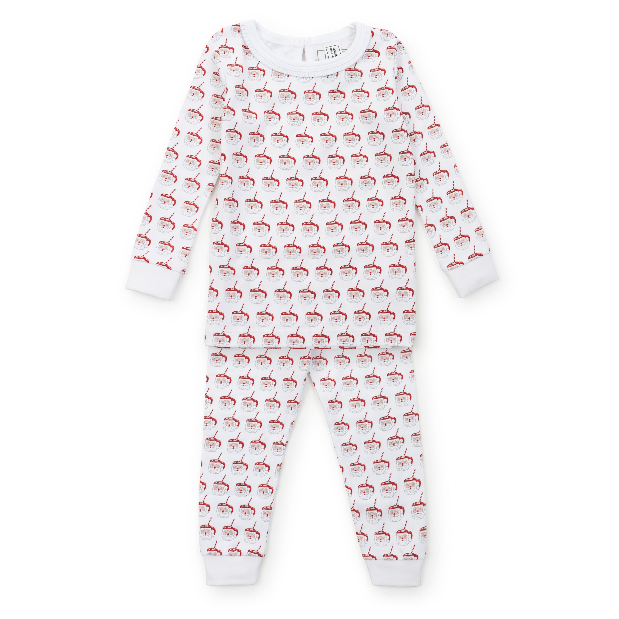 Ava Girls' Pajama Pant Set - Hot Cocoa Santa