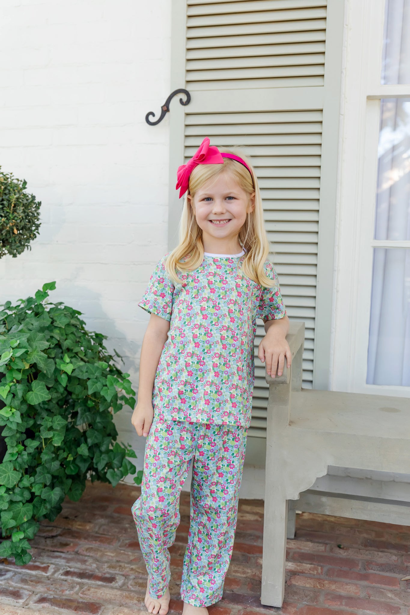 Merrick Girls' Pant Set - Arboretum Floral